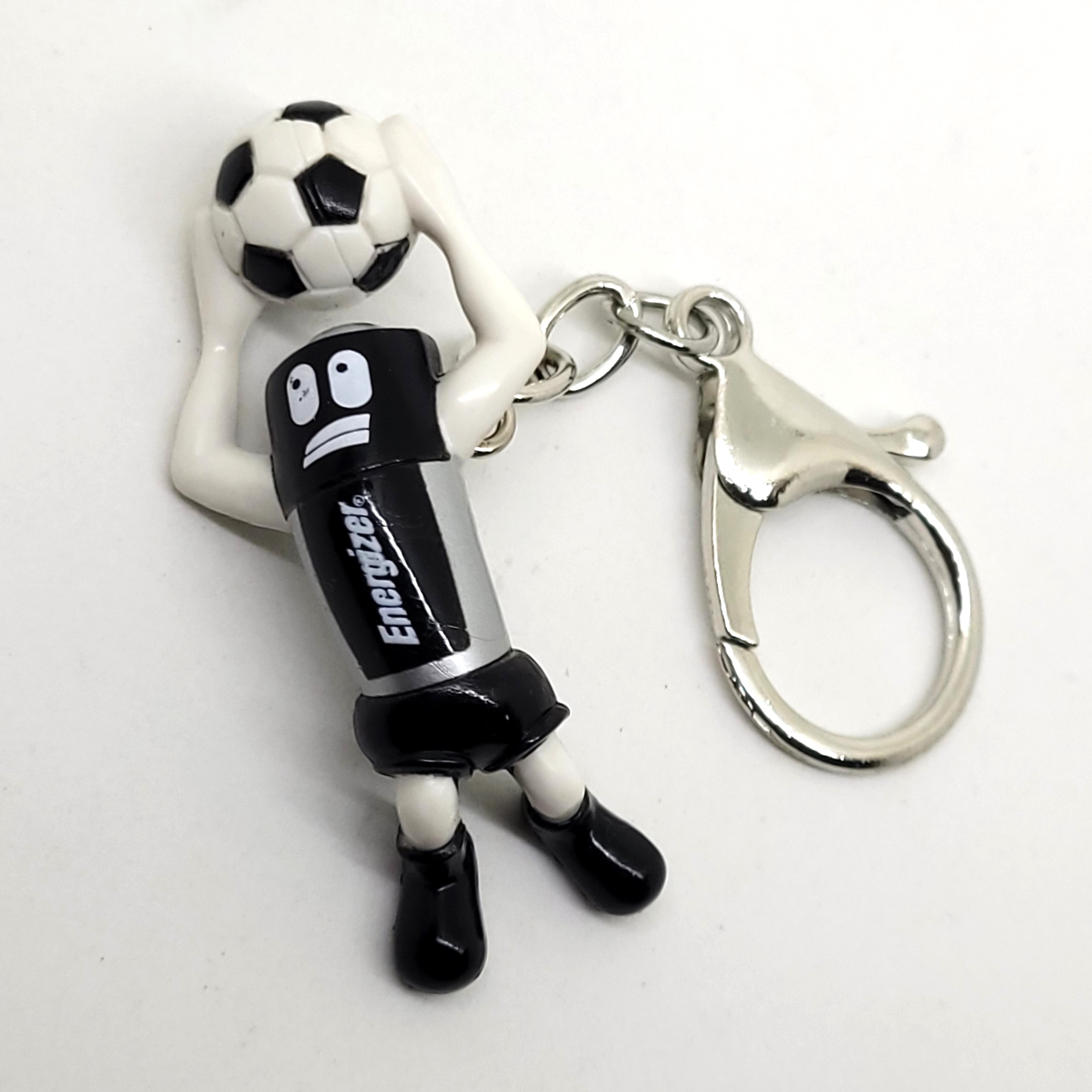 Energizer Battery Mascot Keychain (Goalkeeper) - 2000s Mr. Energizer