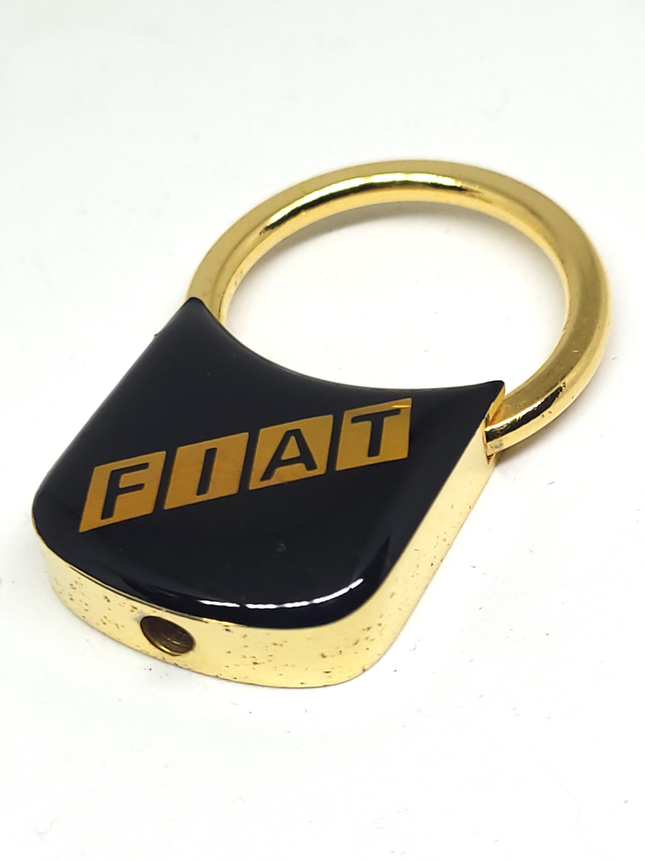 FIAT Twist-Lock Keyholder - 80s Dealer Promo Keychain