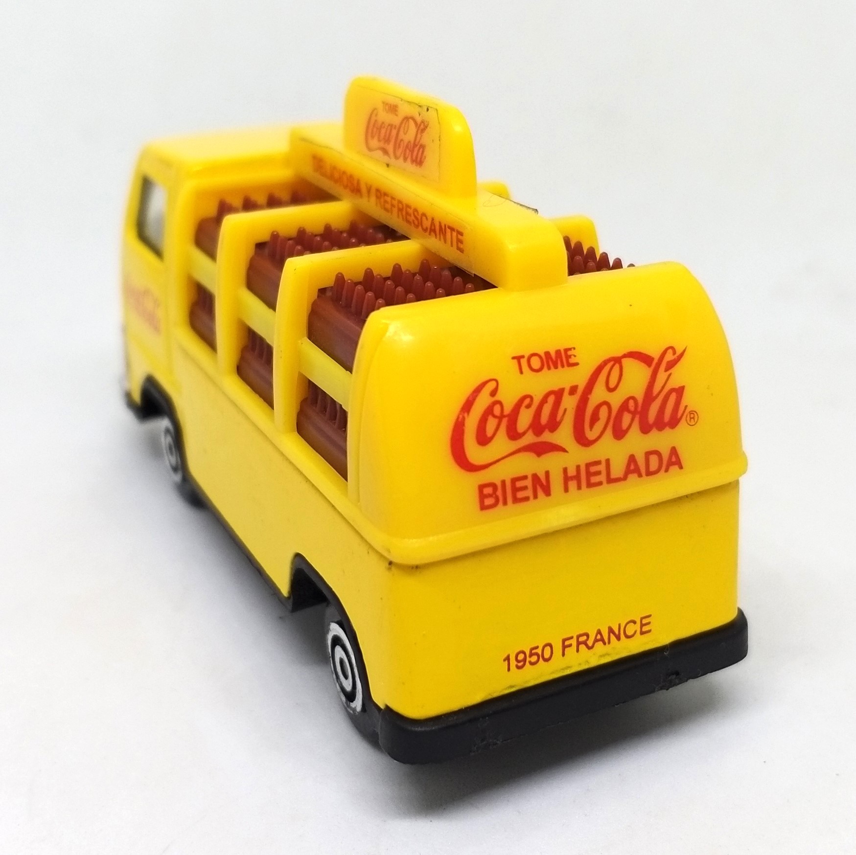 Coca Cola 1950 France Style Delivery Truck Van Diecast Car - Vintage 80s & 90s Toys