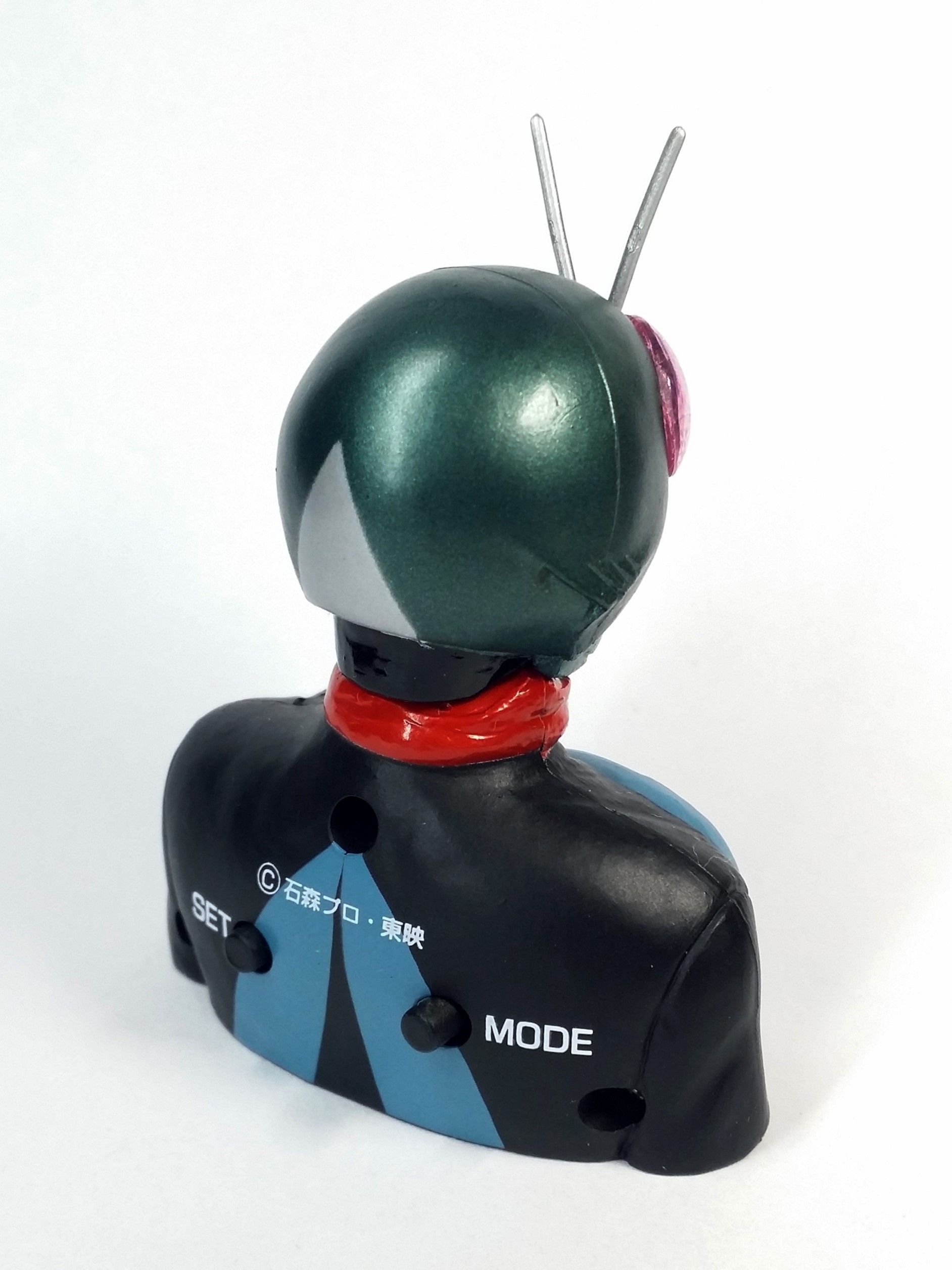 Kamen Rider V1 Bust Mini Digital Clock - 2002 TOEI Japanese Anime Masked Rider