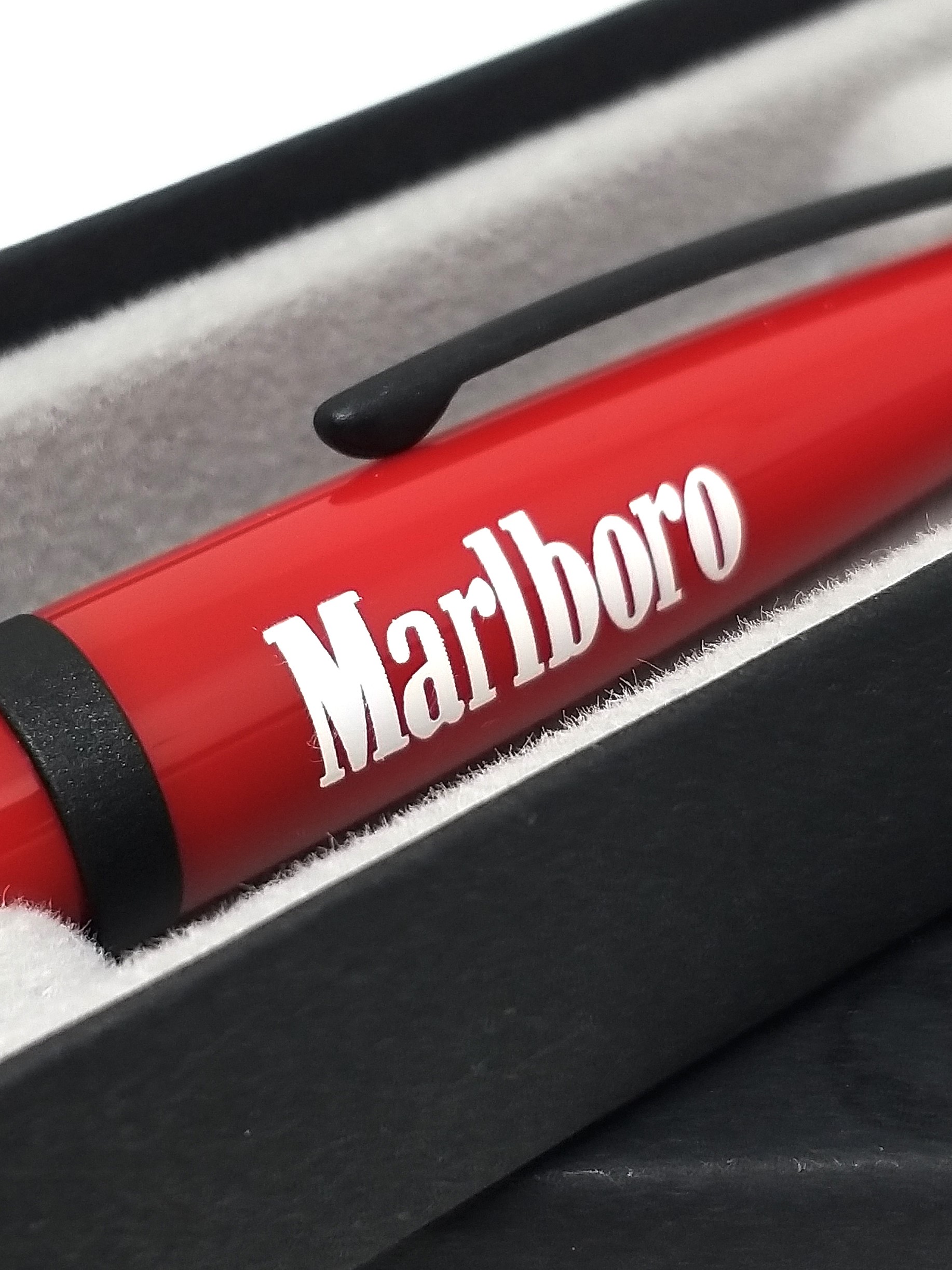 Marlboro x Cross Solo Red Ballpoint Pen w/ Black Trim - 1994 New In Box