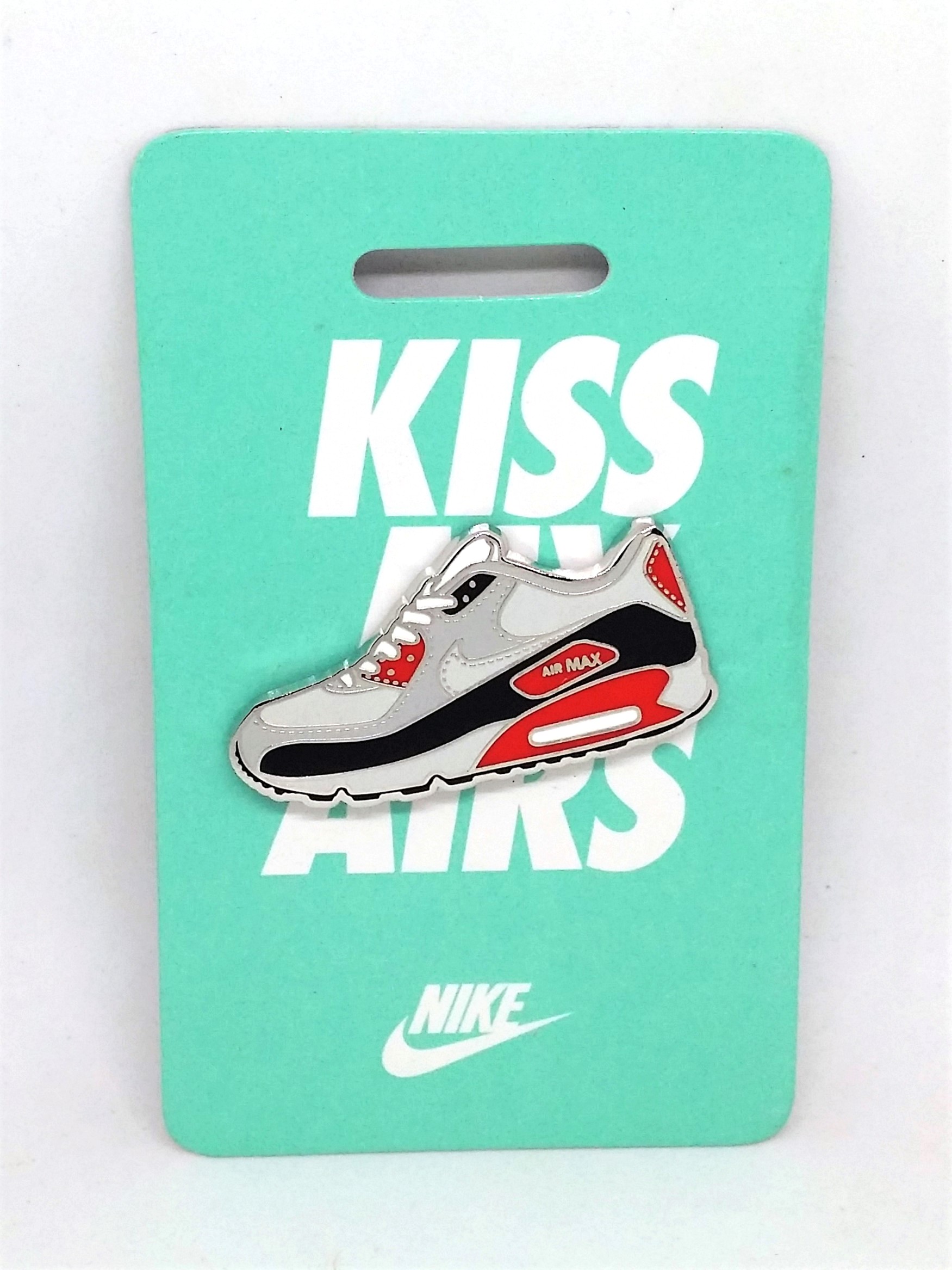 Nike KISS MY AIRS "Air Max 90" Sneaker Pin Badge - Brand New