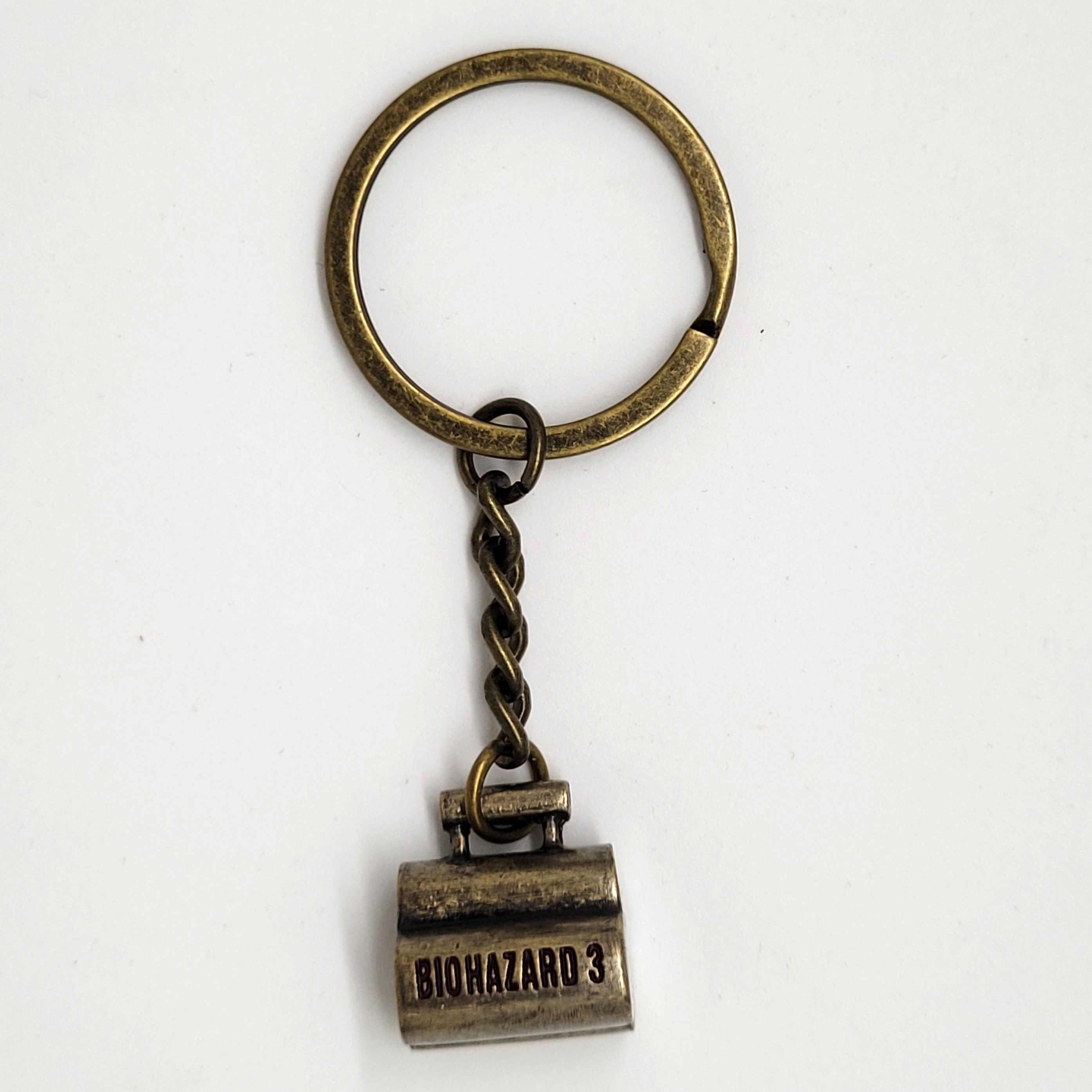 BIOHAZARD 3 Grenade Launcher Ammo Box Keychains (Gold / Silver / Bronze) - 1999 Capcom Resident Evil Hong Kong Comics