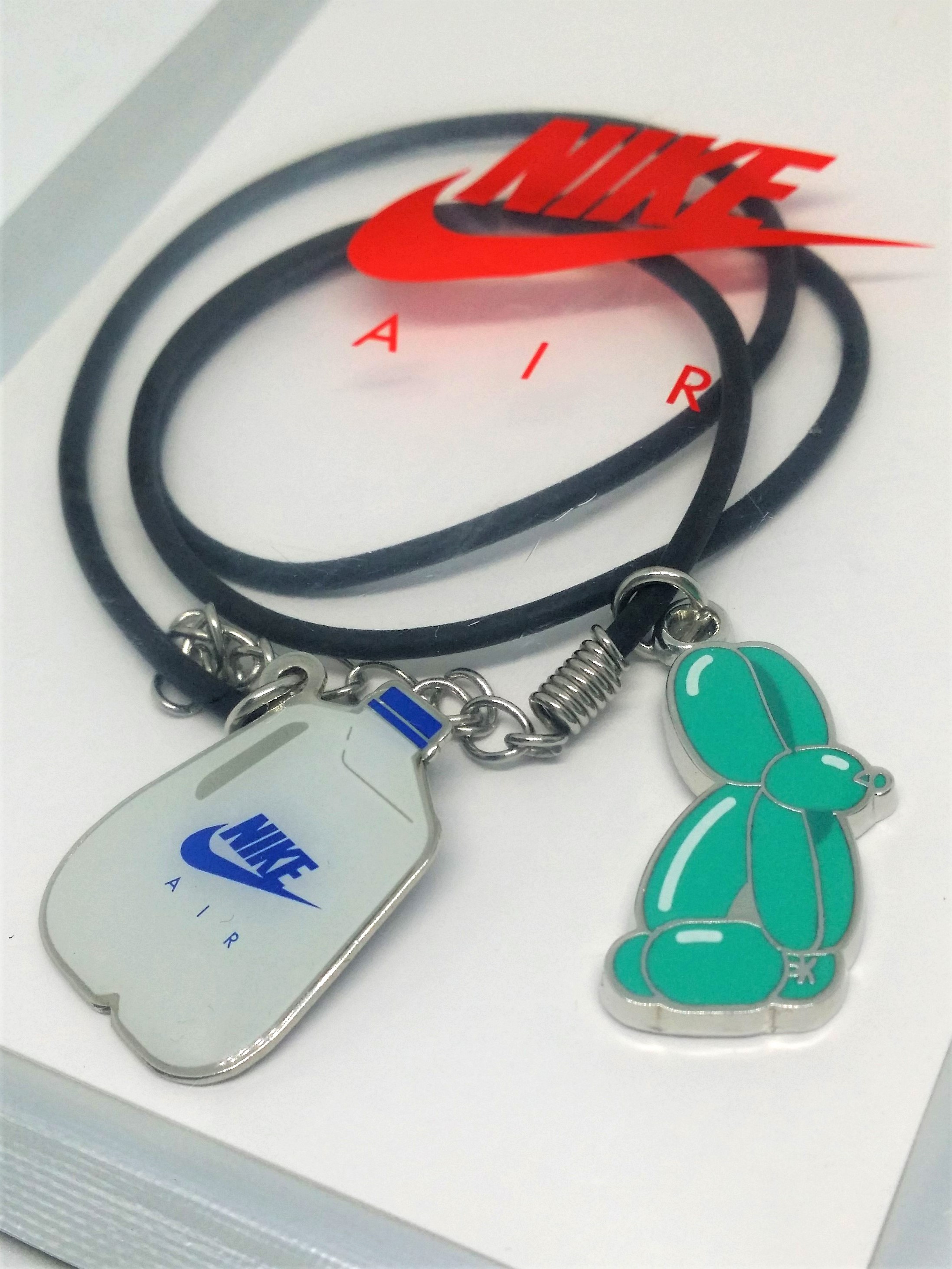Nike Air Max Day Charms w/ Leather Cord Necklace / Bracelet (#1) - 2018 HK Exclusive