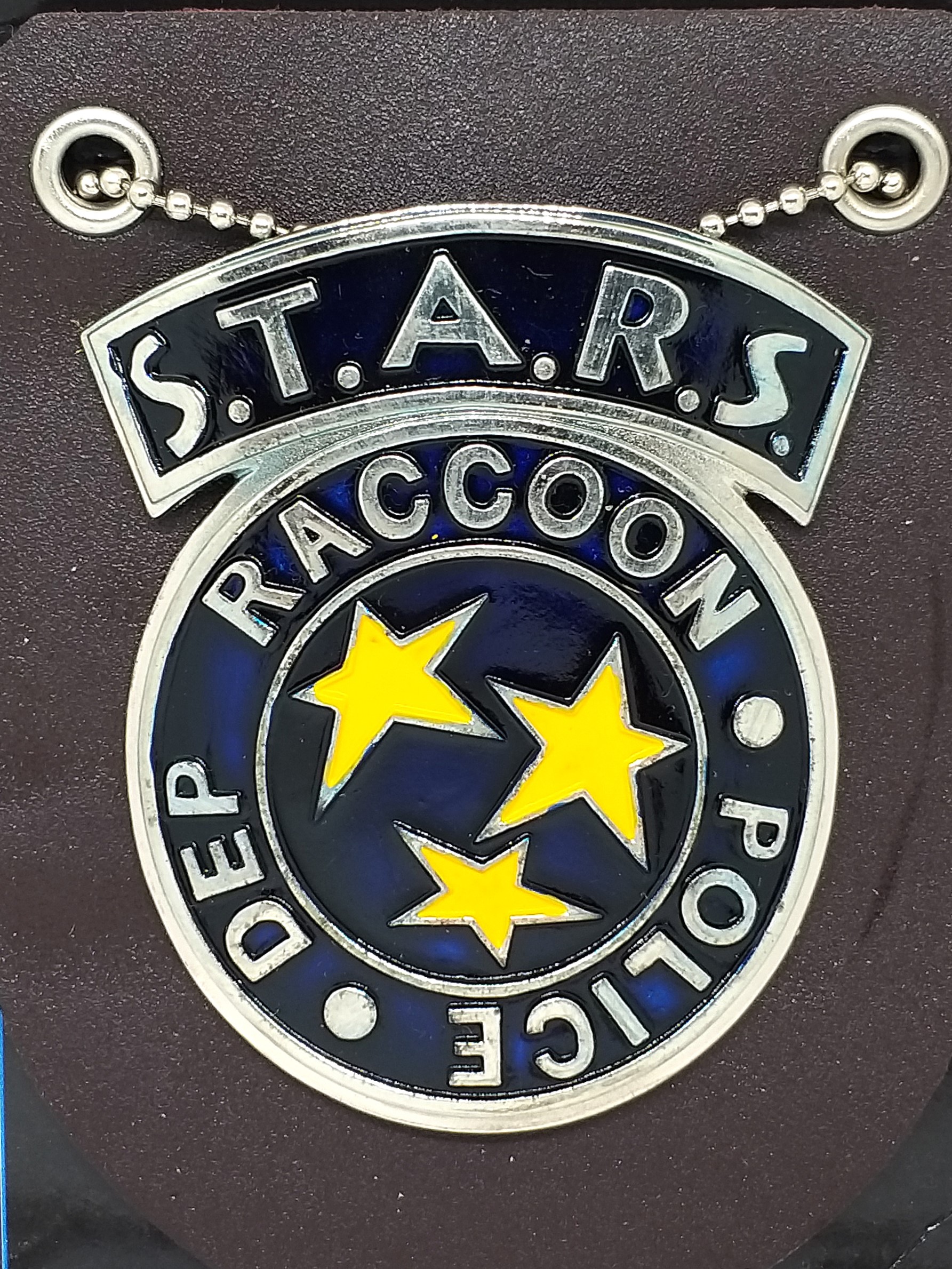 BIOHAZARD 3 S.T.A.R.S. RPD Police Metal Badge - 1998 Capcom Resident Evil Hong Kong Comics