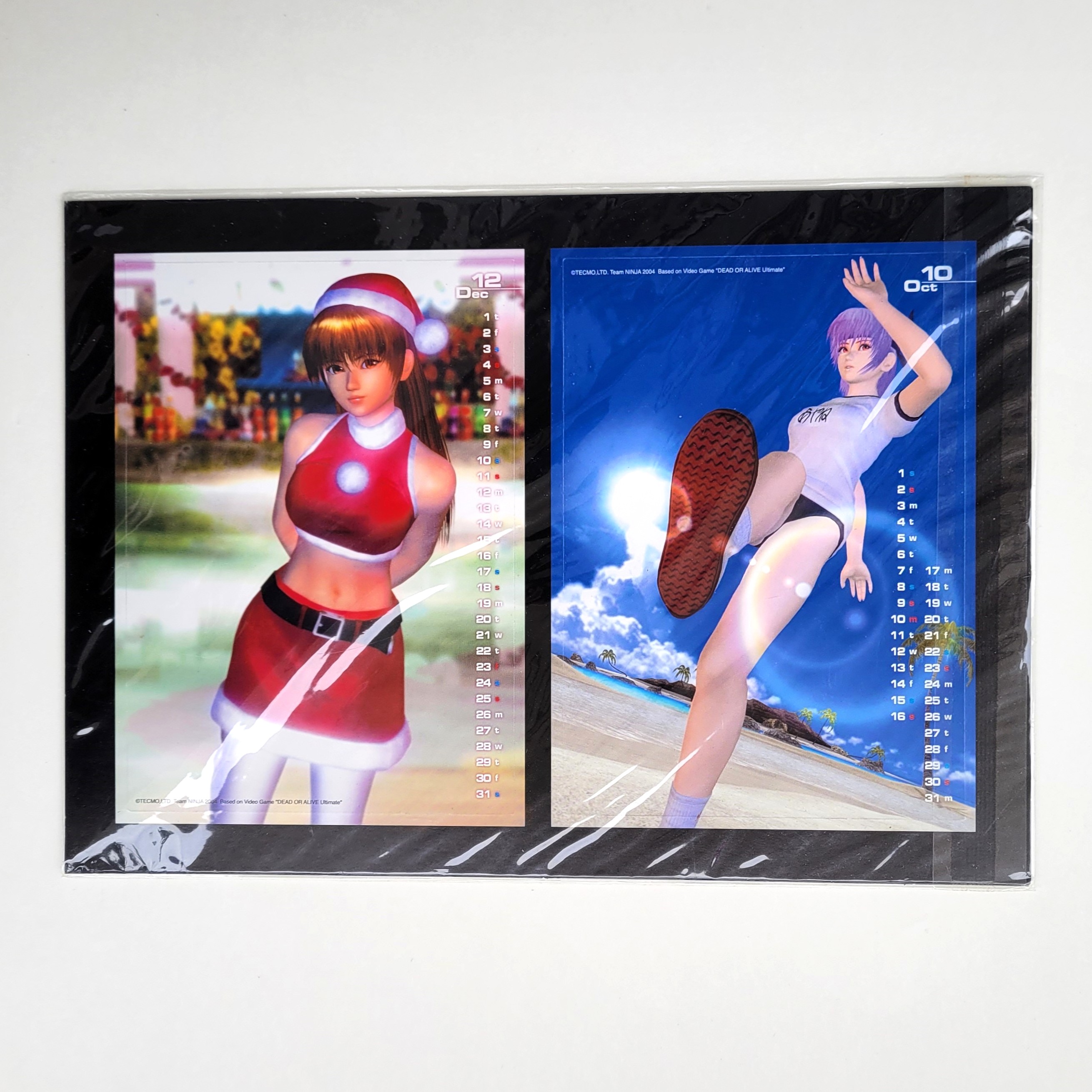 Dead Or Alive Ultimate 2005 Desktop Calendar - Koei Tecmo DOAU