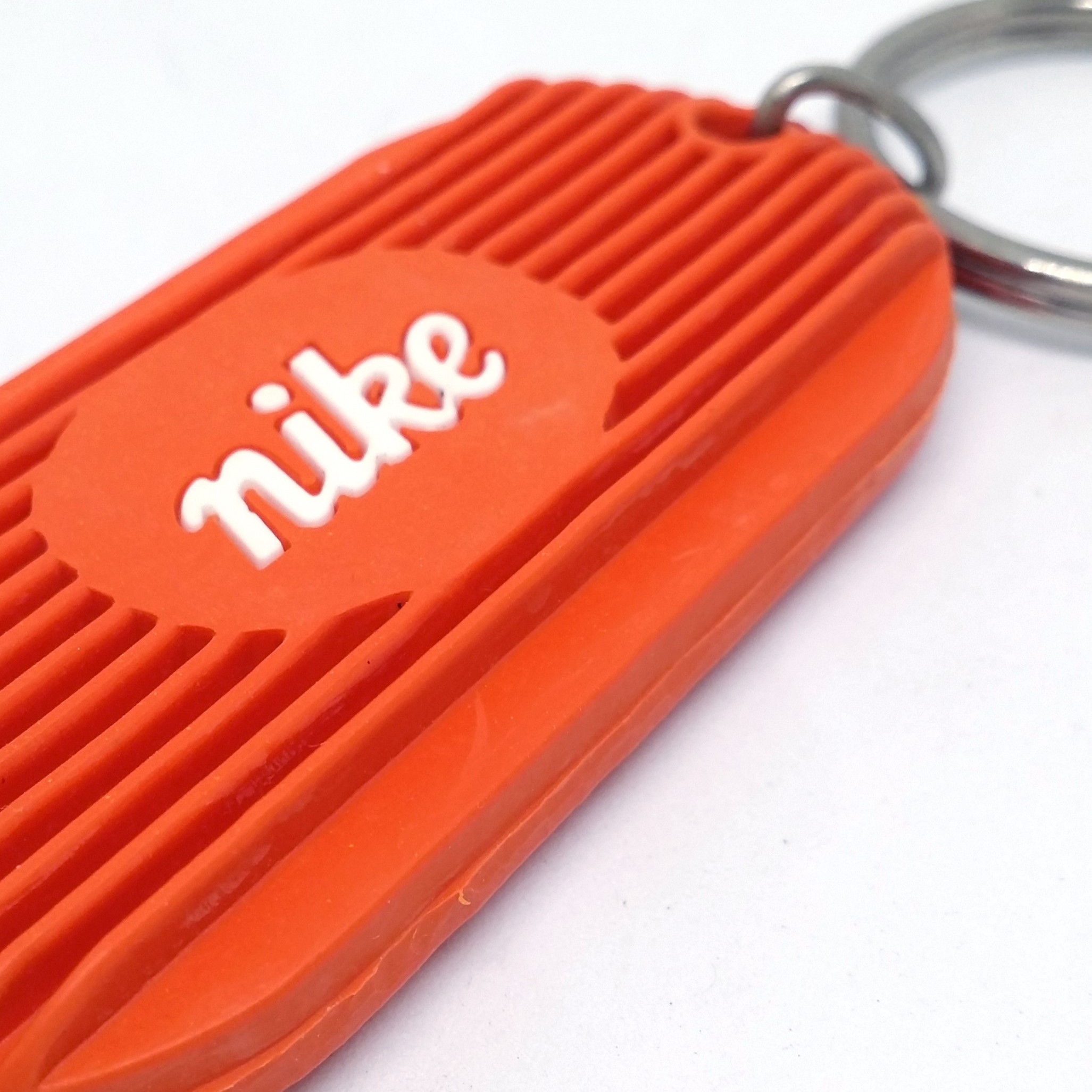 Nike Vintage Logo Double Sided Rubber Keychain Key Ring