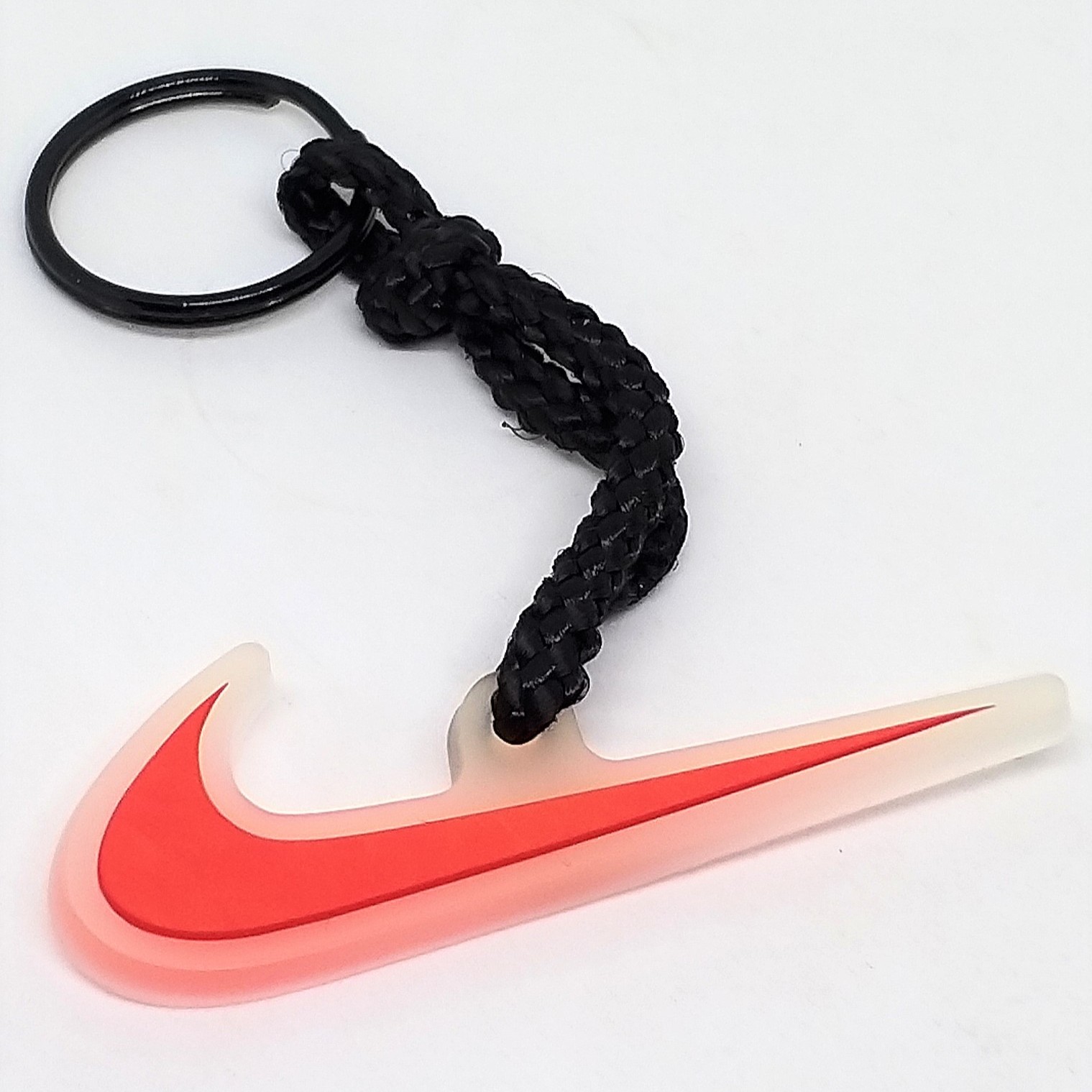 Nike Swoosh Rubber Bag Charm Keychain