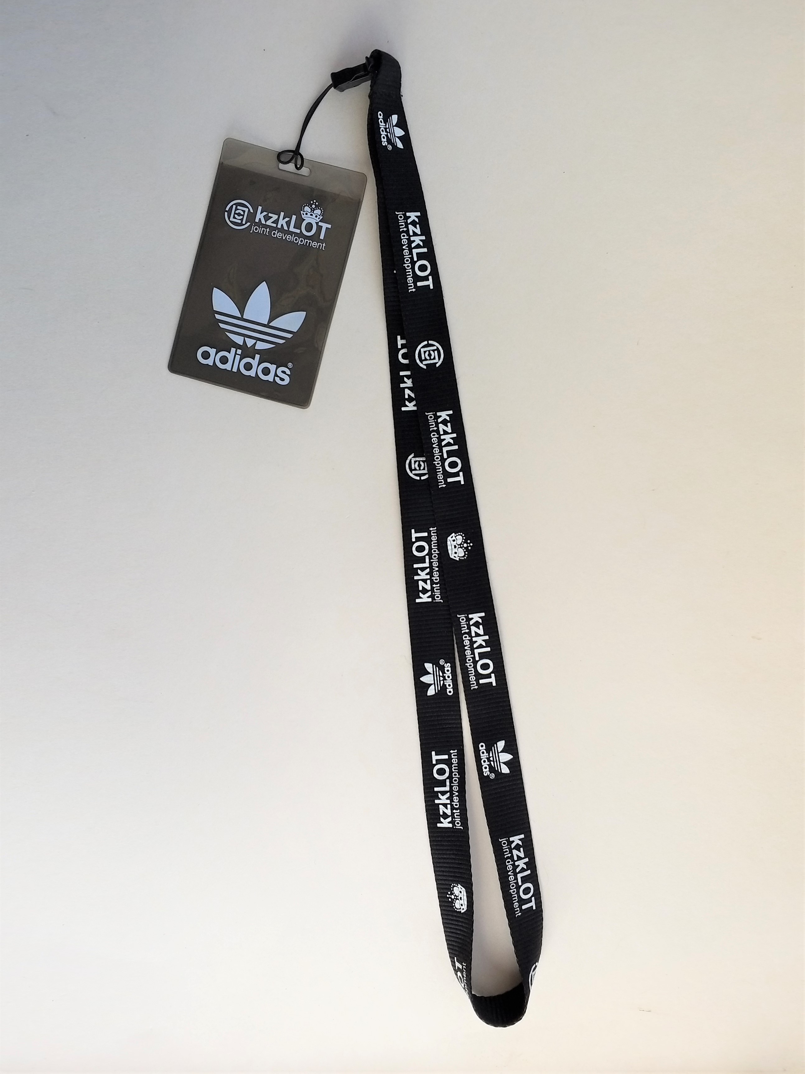 Adidas x kzkLOT Lanyard w/ Clear Plastic Card Holder - 2009 New Unused