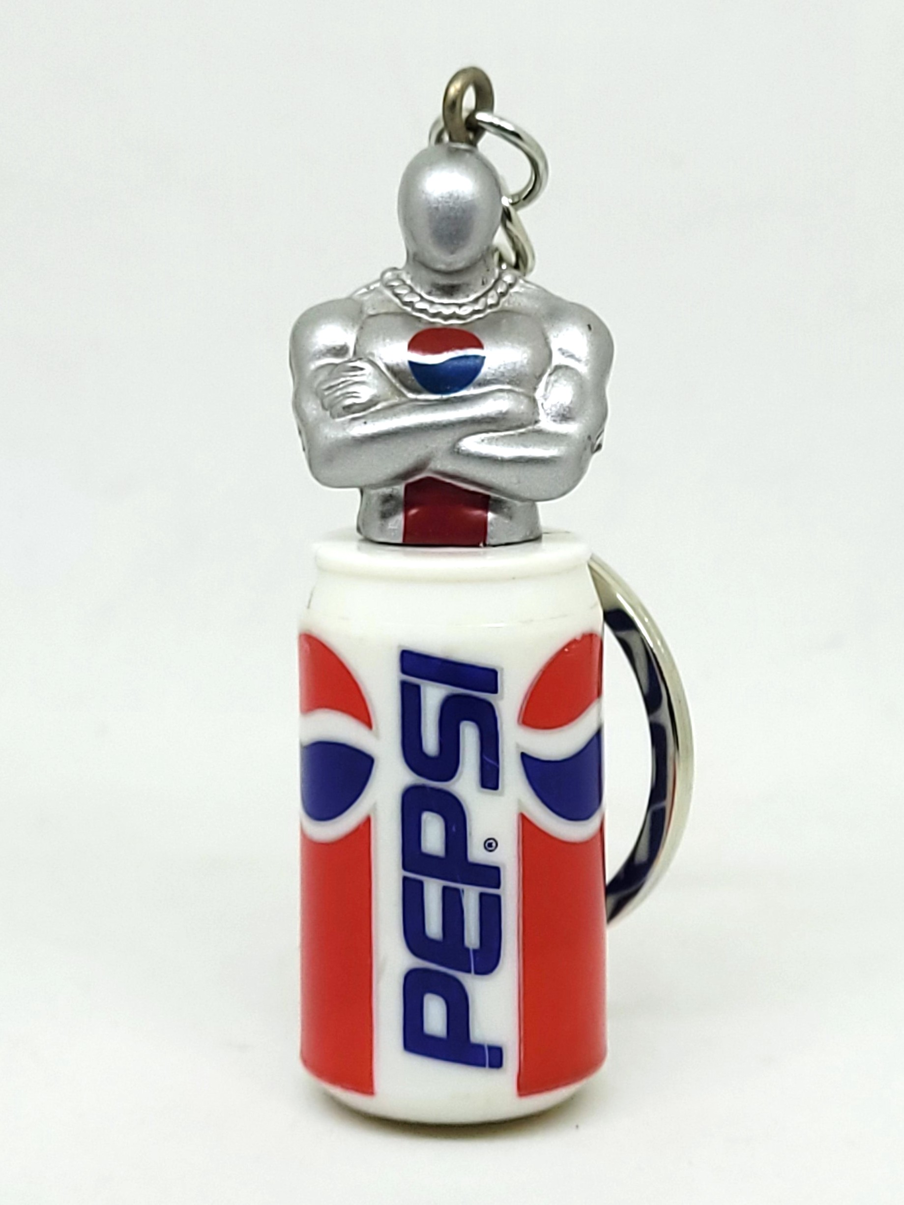 90s PEPSI Pepsiman Keychain Key ring