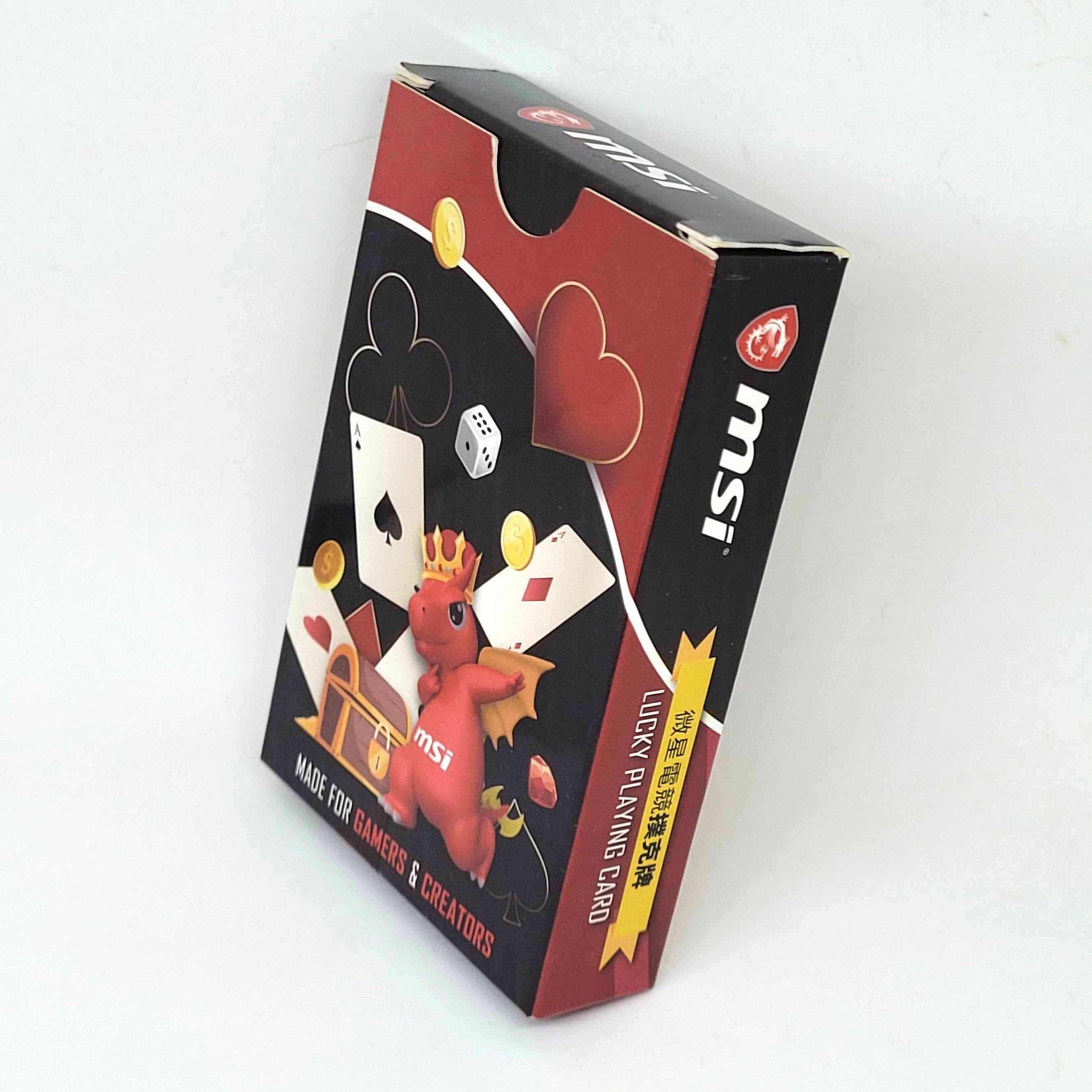 MSI Micro-Star International Gaming Dragon Lucky Playing Cards - New Unused