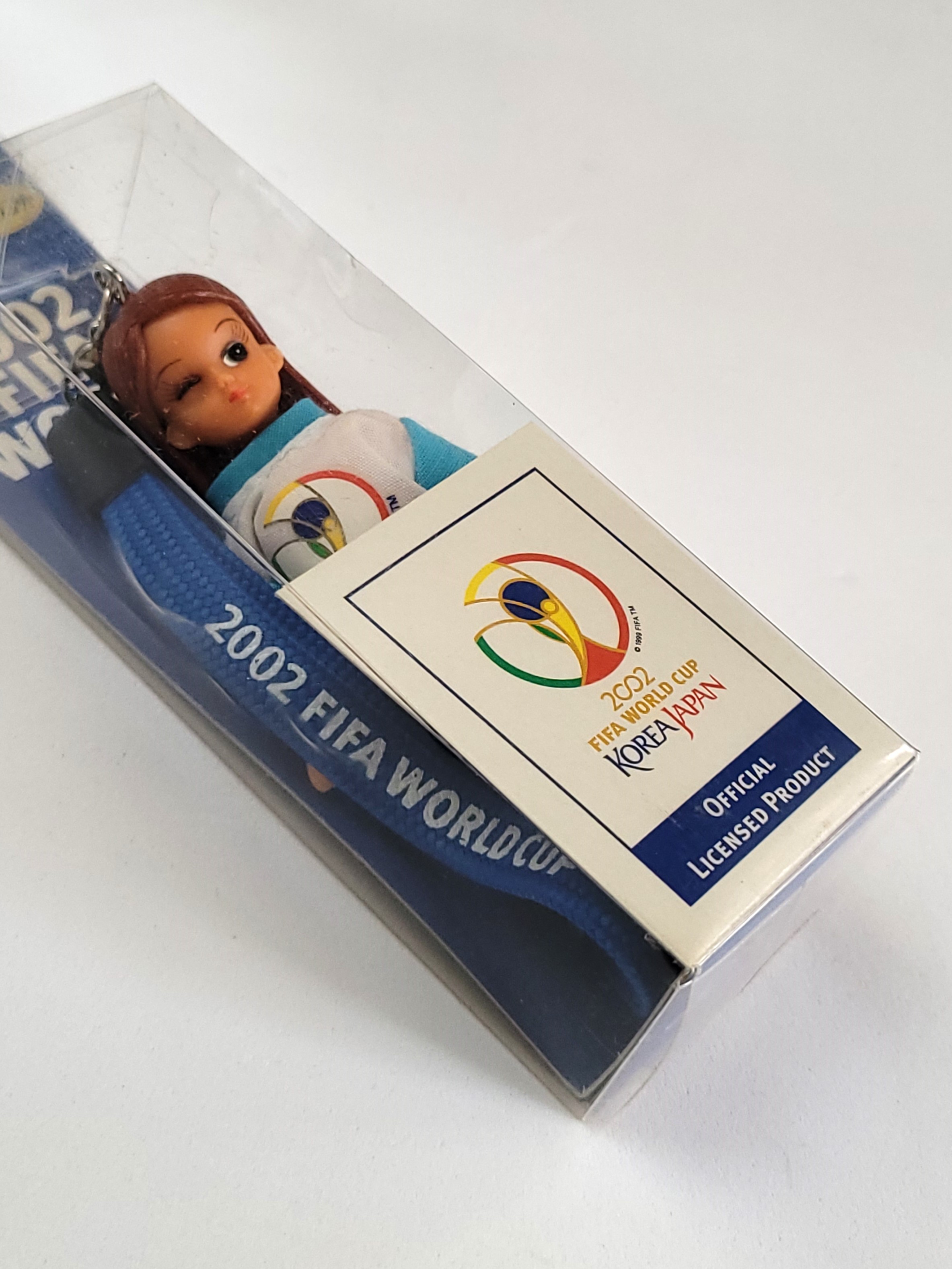2002 Fifa World Cup Korea Japan Licca-chan Phone Charm Strap Keychain