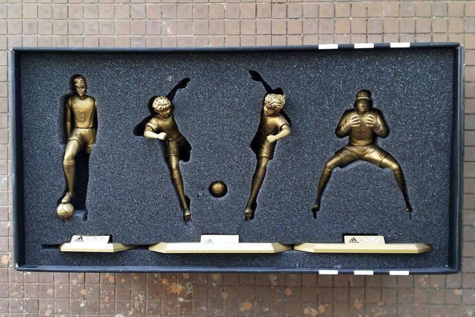 Adidas x Captain Tsubasa キャプテン翼 Limited Edition 6" Resin Figures Set - 2014 HK Exclusive NIB