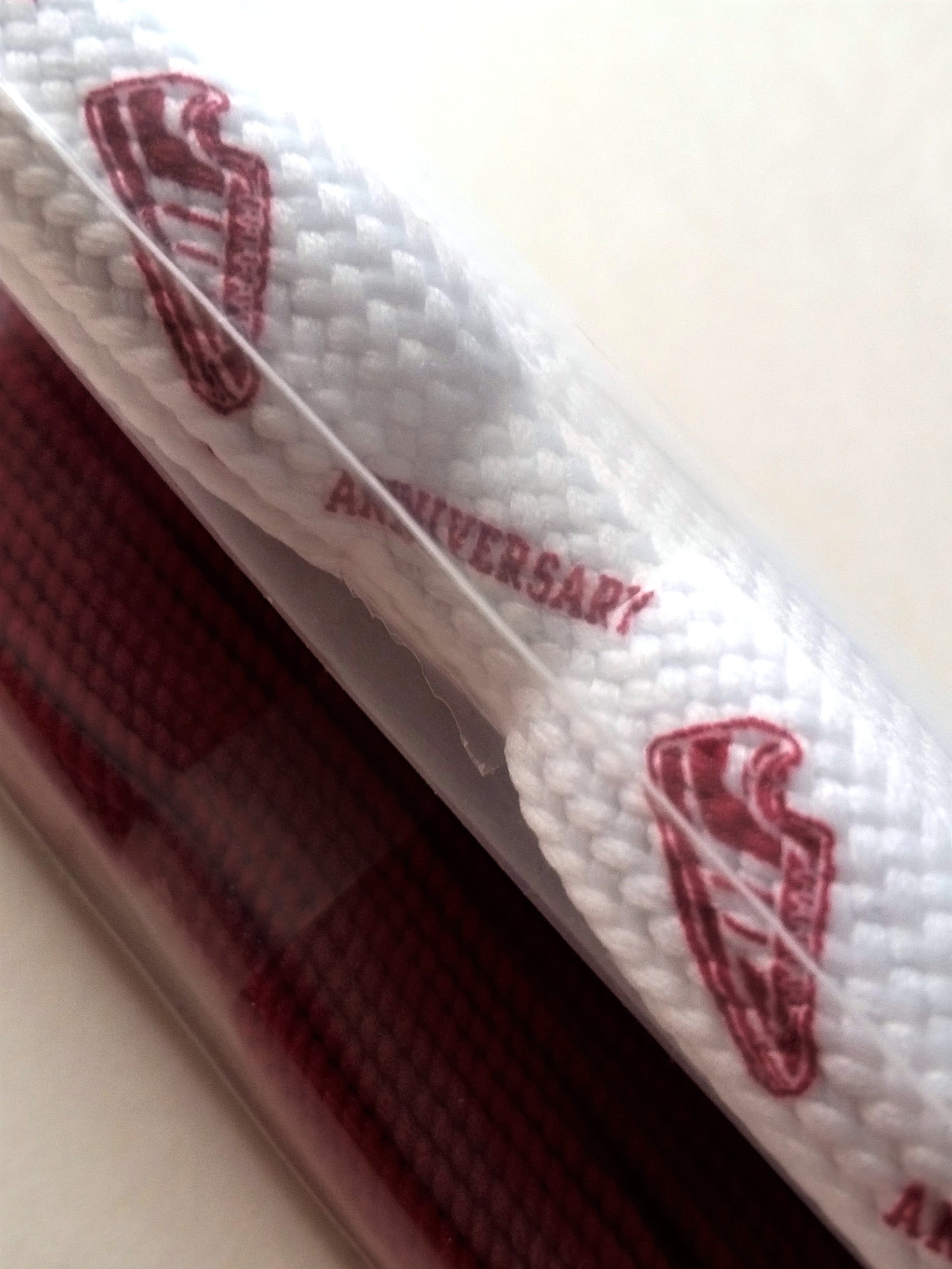 Adidas Superstar 35th Anniversary Shoelaces 2 Pairs (Red / Red & White) - 2005 Brand New