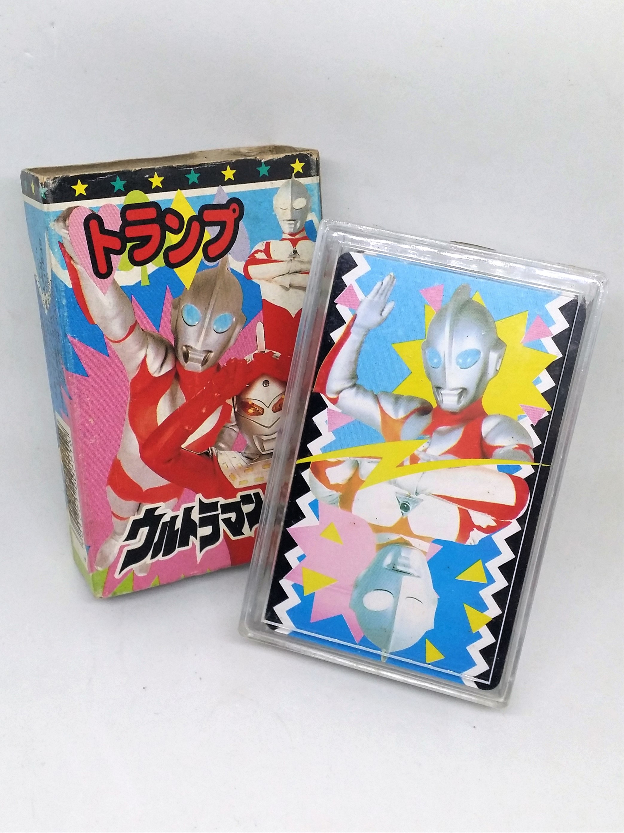 Ultraman Series Playing Cards - 1980s Tsuburaya Japanese Anime Poker
