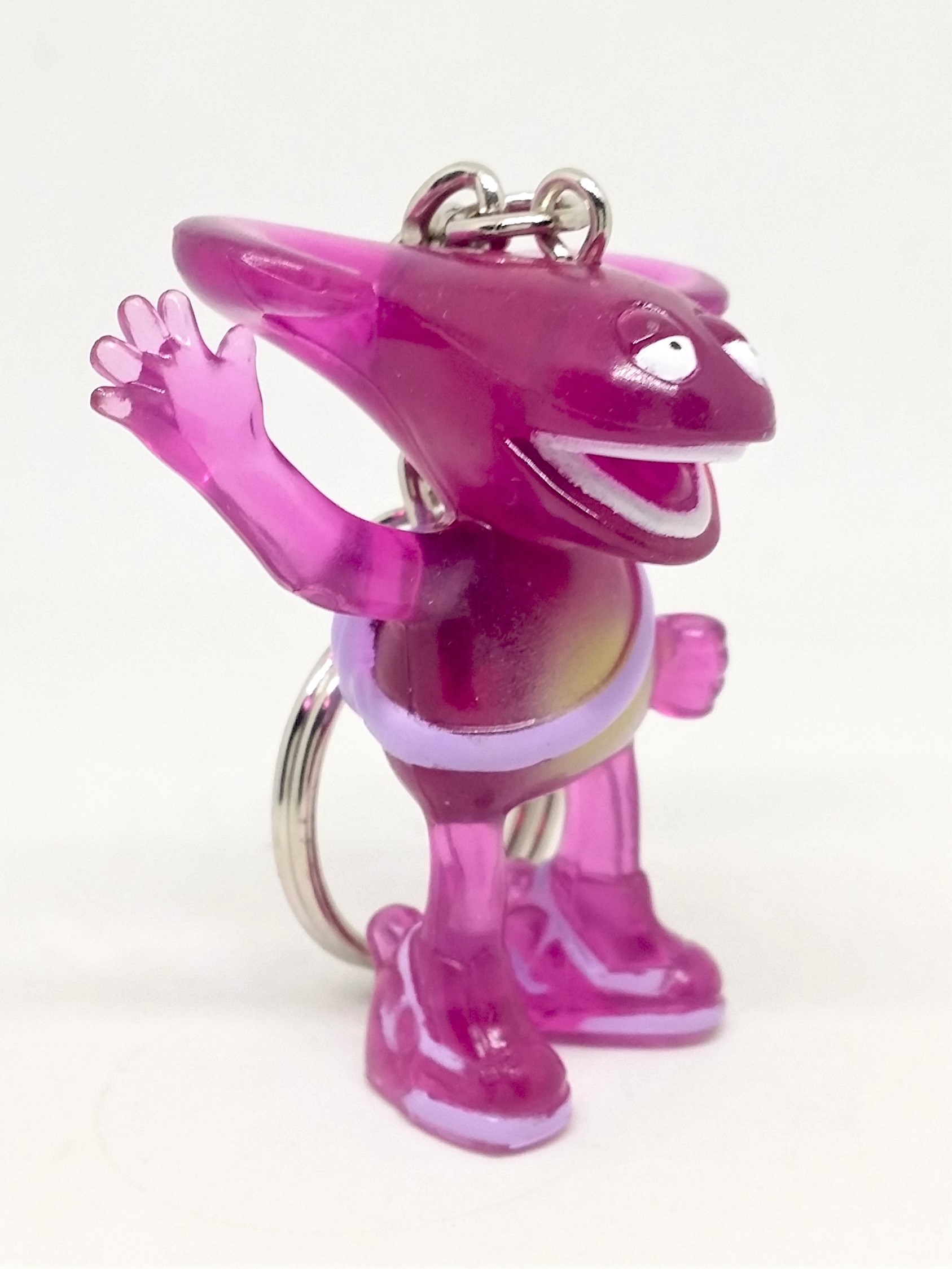 2002 Fifa World Cup Korea Japan Mascot KAZ Clear Figure Keychain Key Ring New