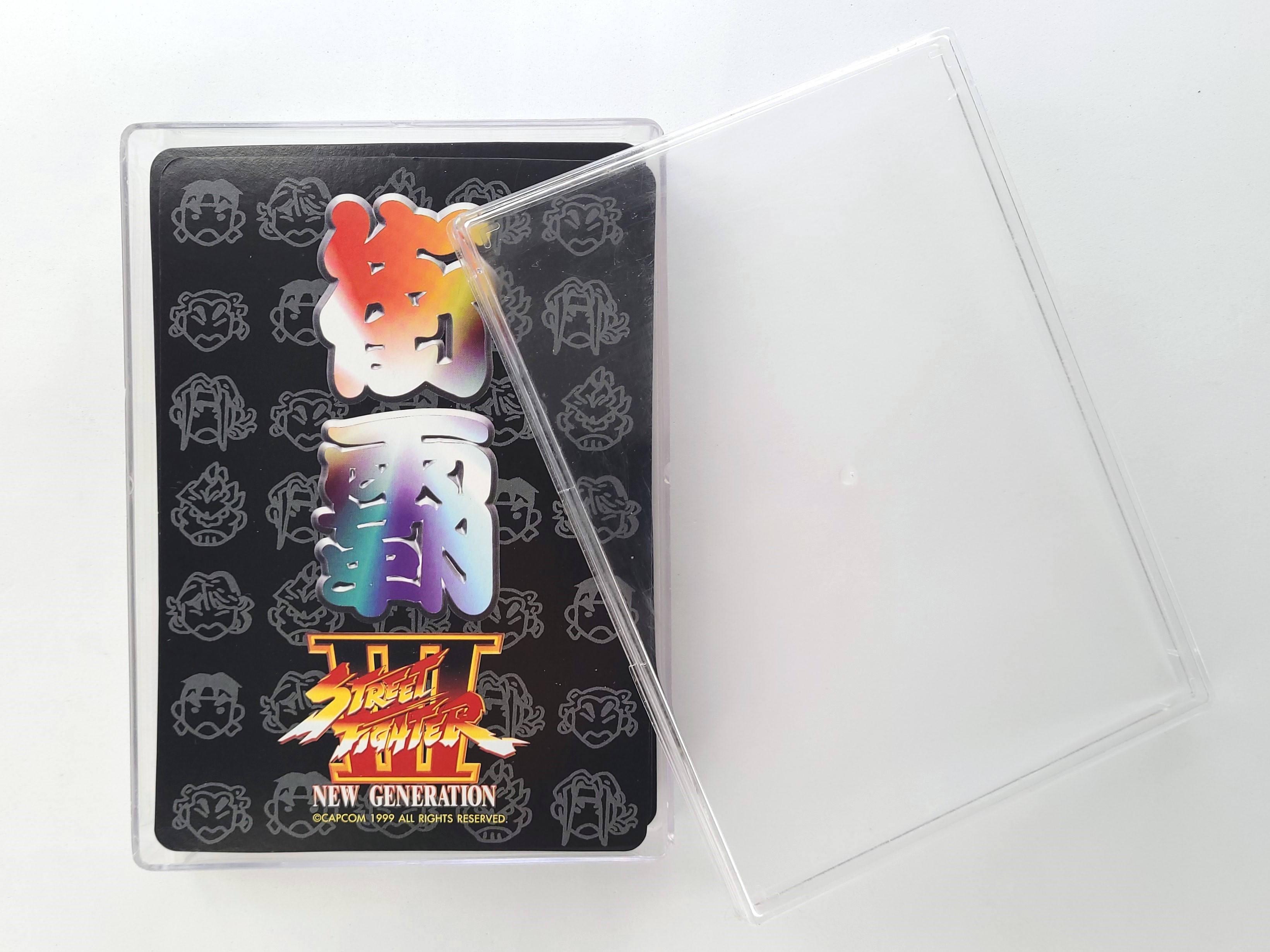 Street Fighter III New Generation Jumbo Playing Cards (17x12cm) - 1999 Capcom Hong Kong Comics