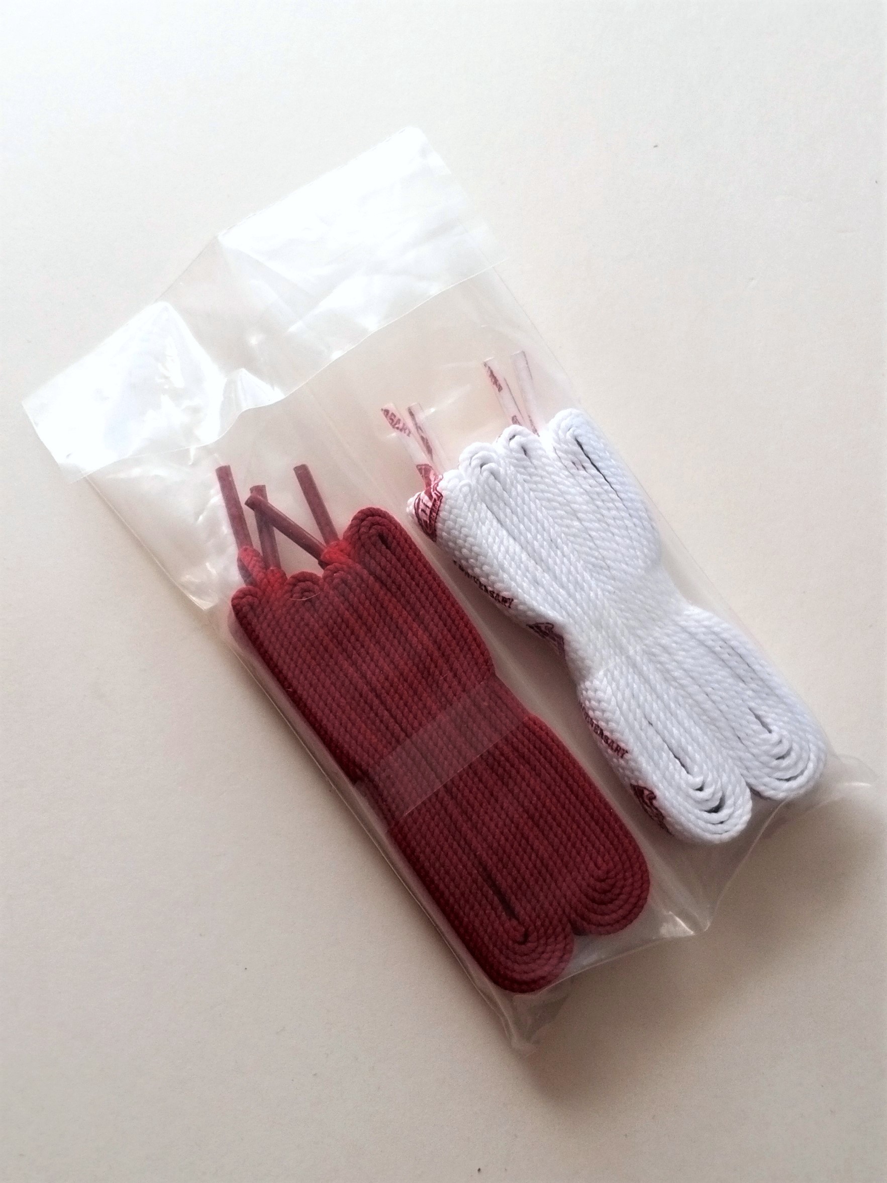 Adidas Superstar 35th Anniversary Shoelaces 2 Pairs (Red / Red & White) - 2005 Brand New