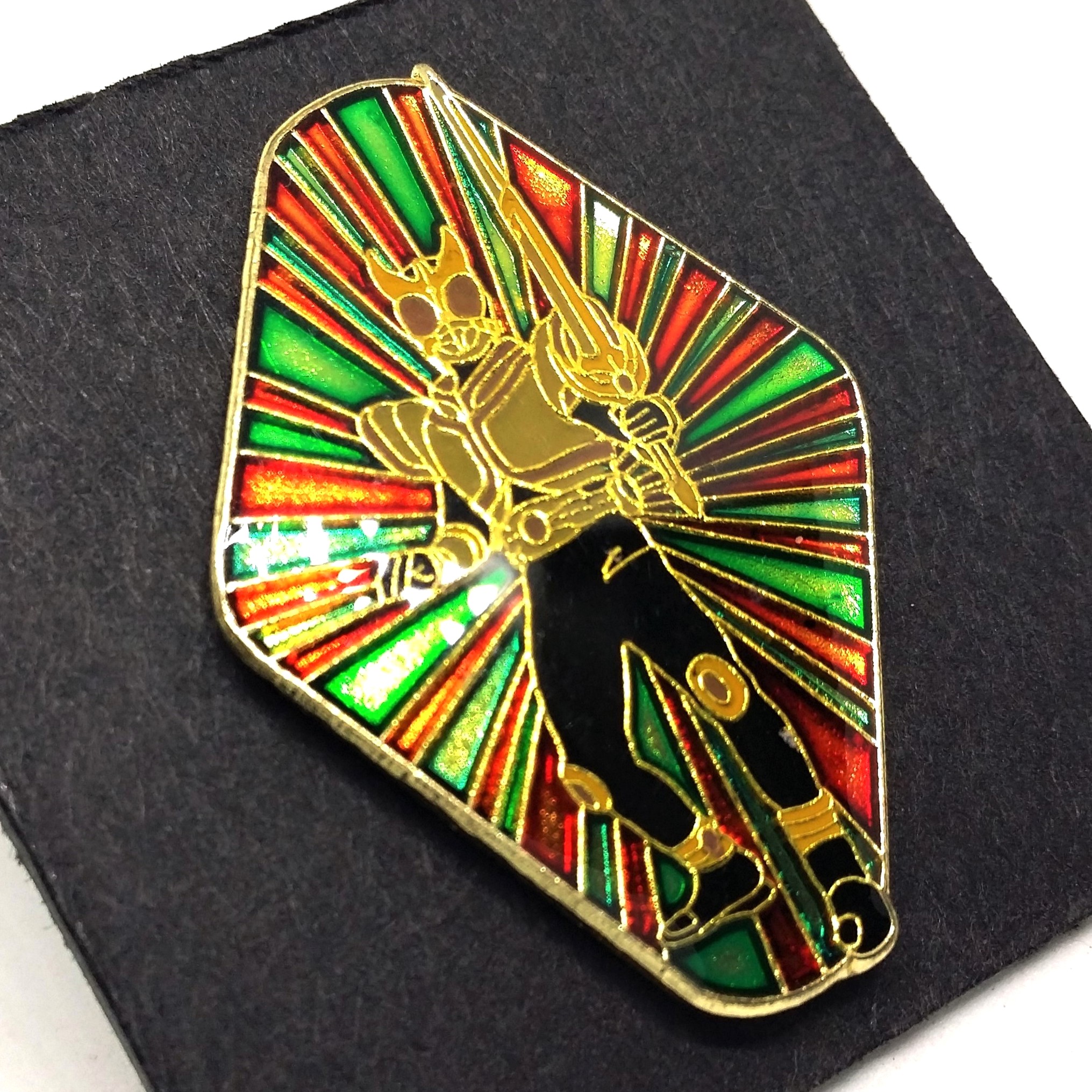 Kamen Rider Kuuga Pin Badge #07 - 1990s TOEI Japanese Anime Masked Rider