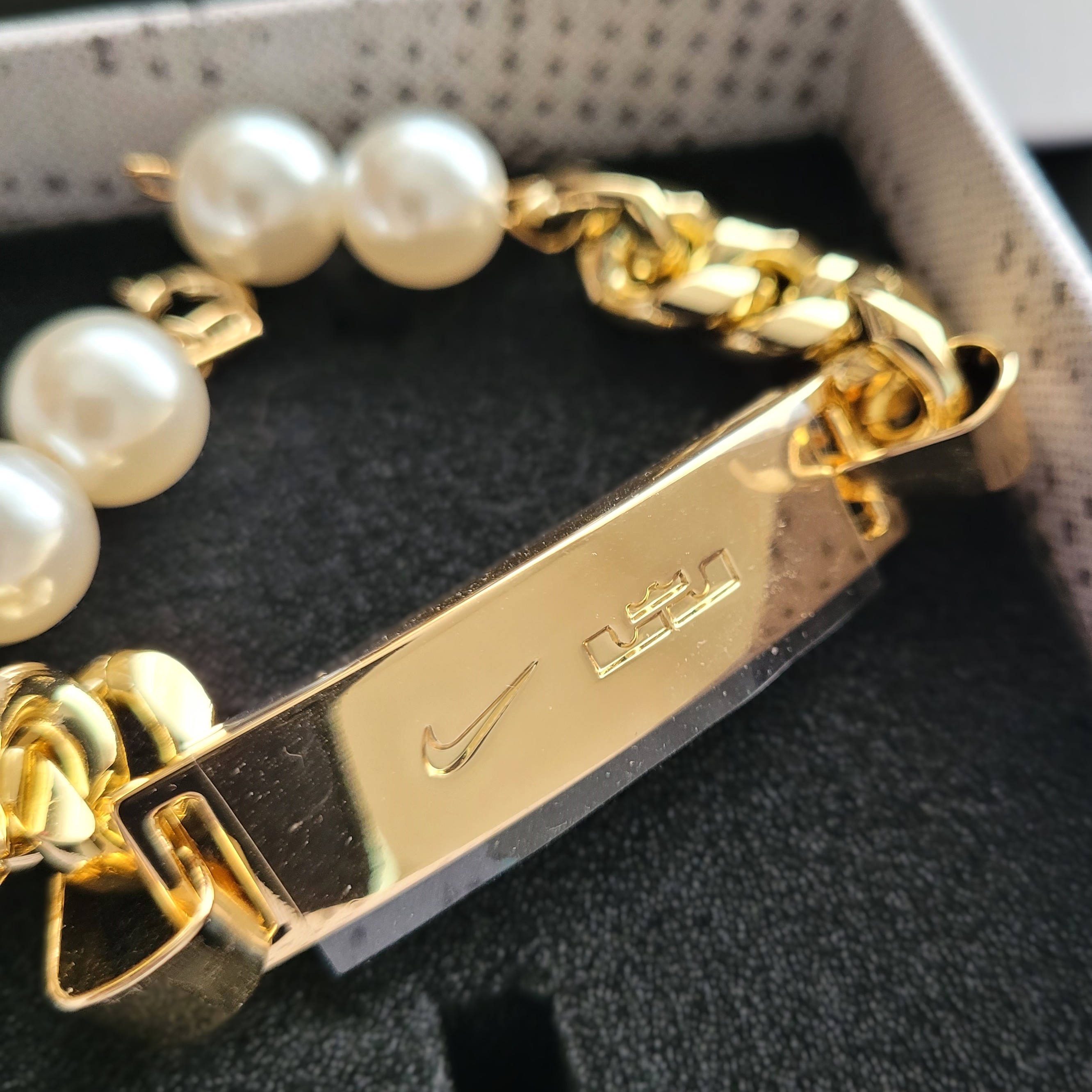 Nike x Lebron XXI "Strive for Greatness" Pearl Bracelet - 2023 New In Box