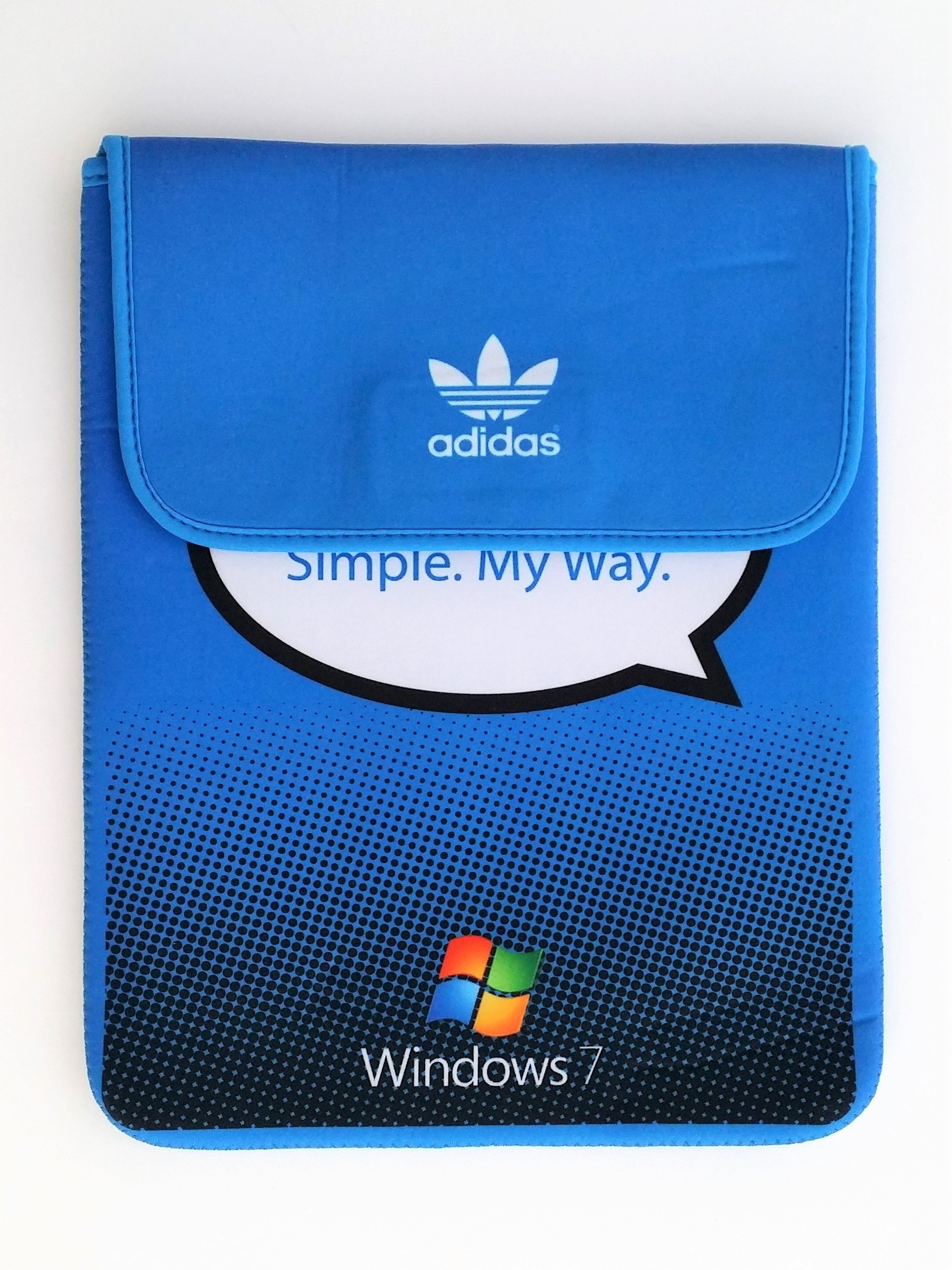 Adidas Originals x Microsoft Windows 7 Laptop Sleeve Cover Case - 2010 Rare Vintage