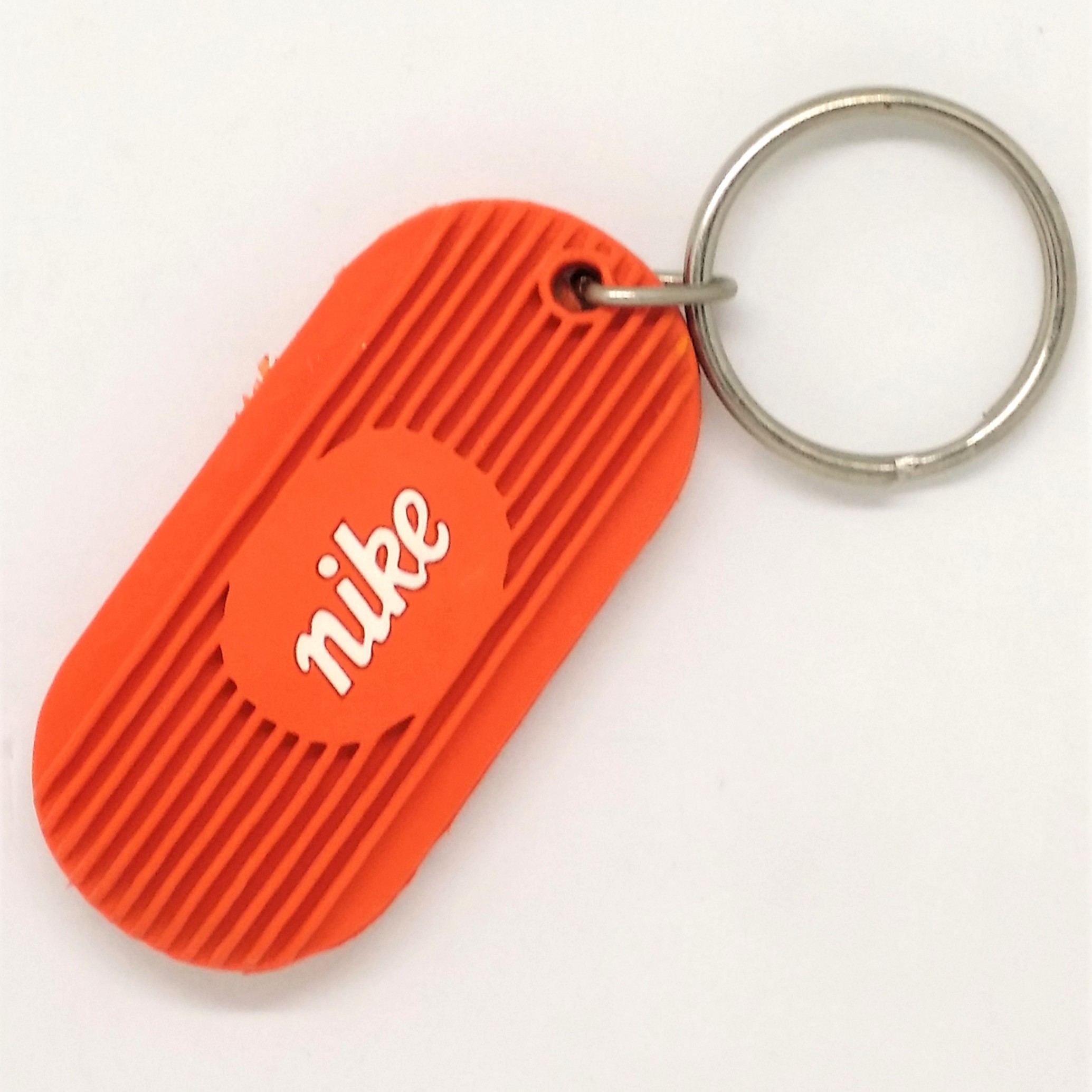 Nike Vintage Logo Double Sided Rubber Keychain Key Ring
