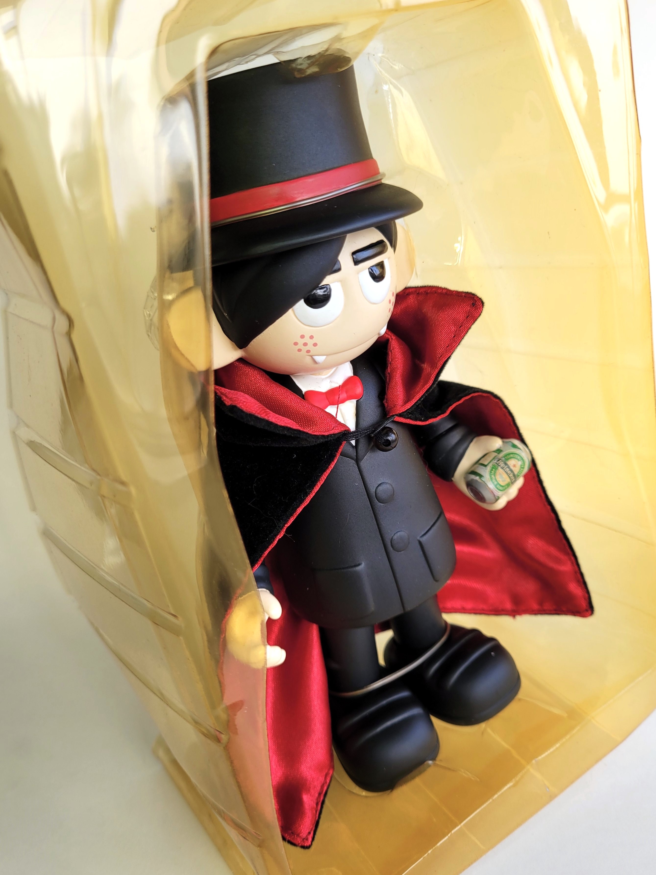 Heineken Beer Halloween Vampire Figure - Rare Vintage