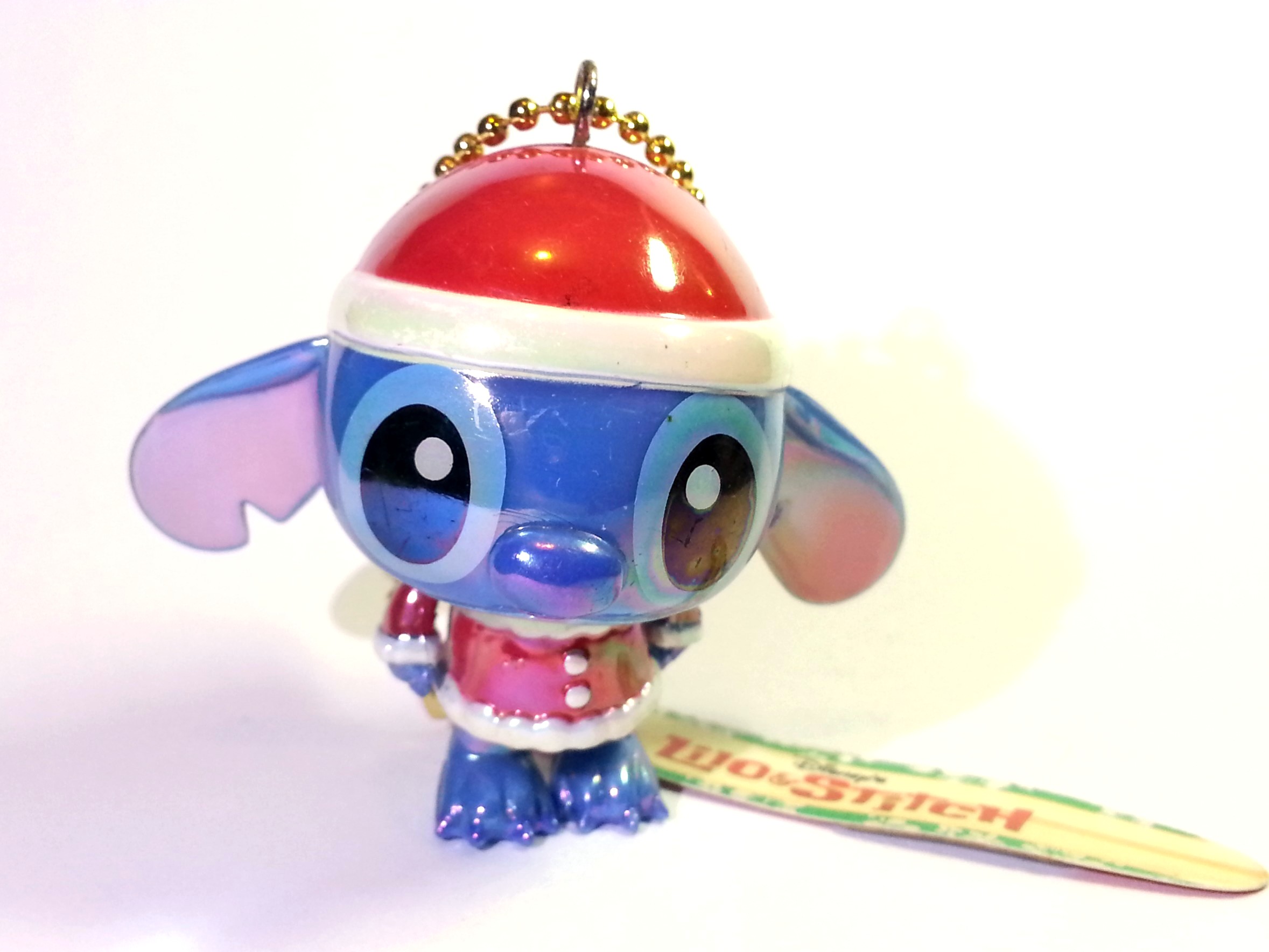 Disney Lilo & Stitch Iridescent Jointed Figure Charm Keychains - 2000s From Japan