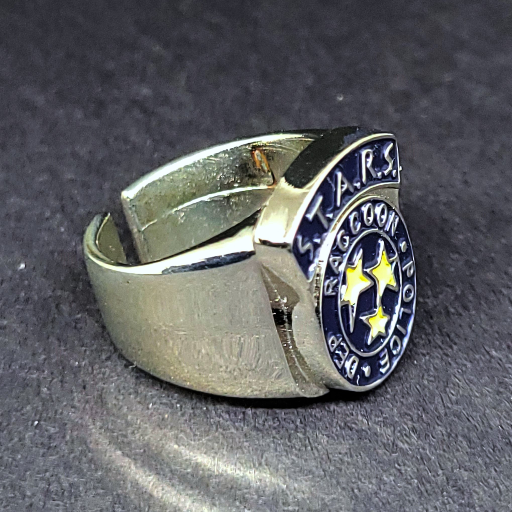 BIOHAZARD 3 S.T.A.R.S. Metal Ring (SILVER) - 1999 Capcom Resident Evil Hong Kong Comics