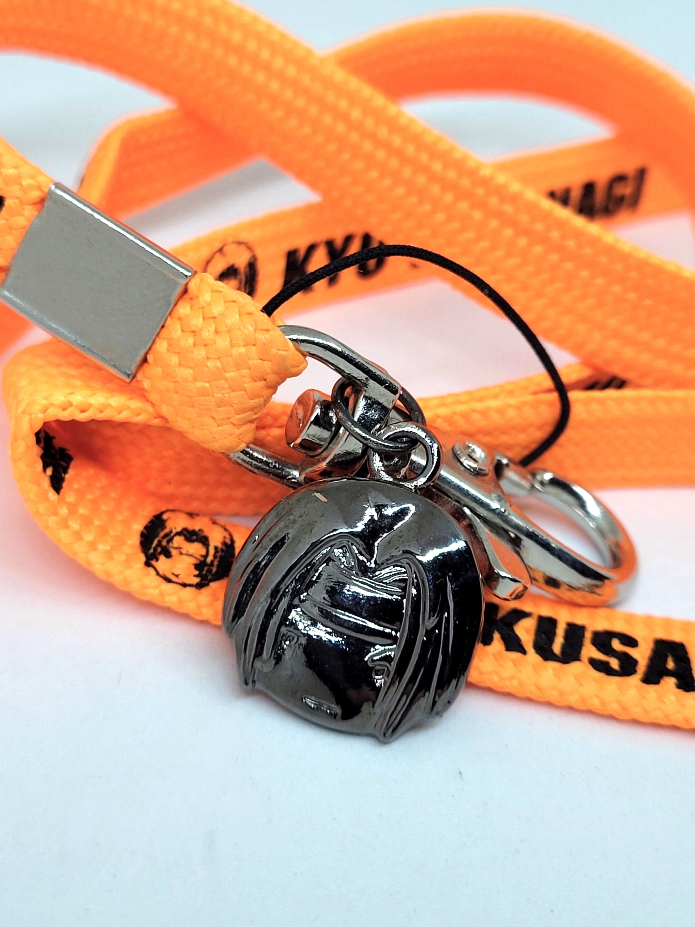The King Of Fighters Zillion Lanyard w/ Kyo Head Charm - 2000 SNK KOFZ Hong Kong Comics