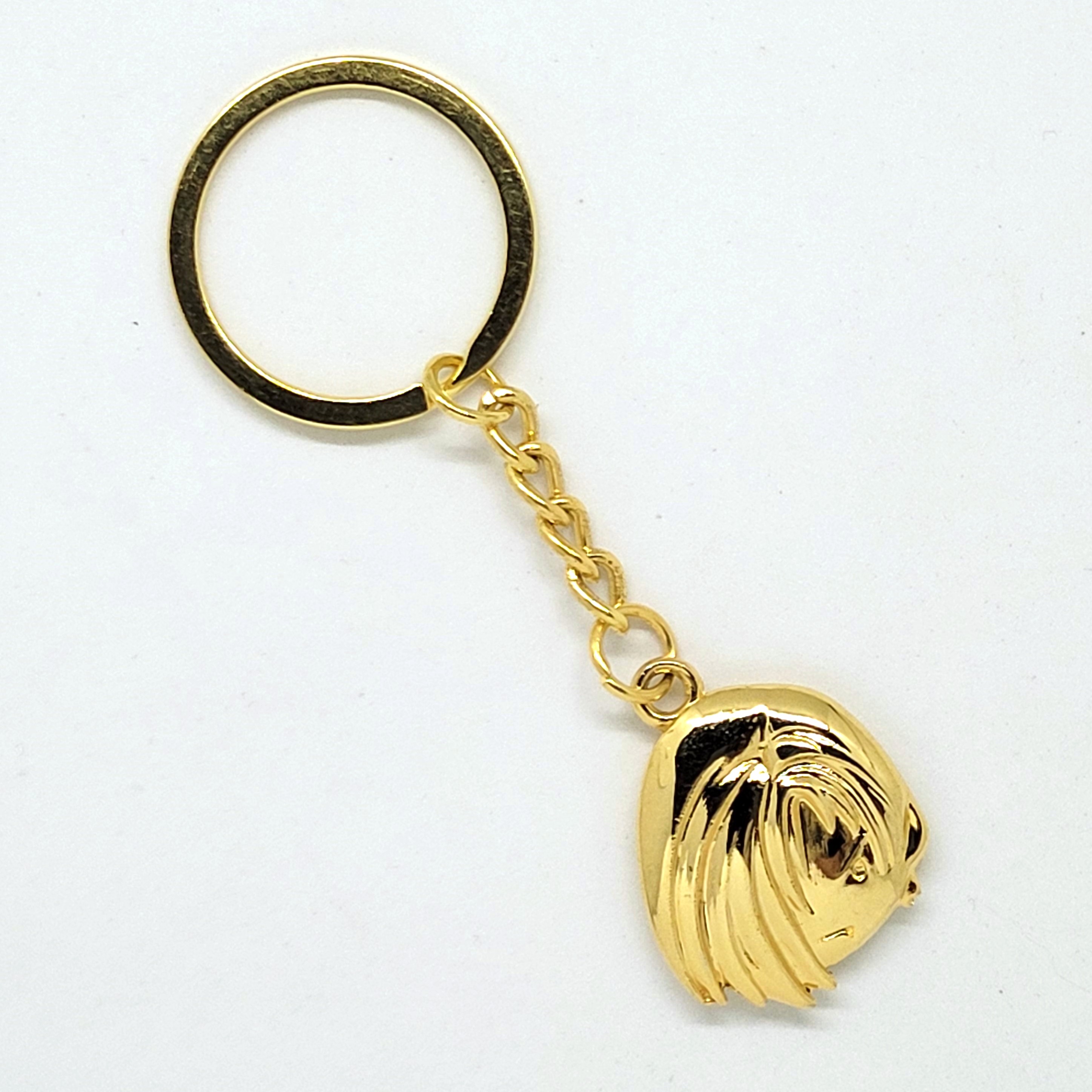 The King Of Fighters Zillion (Iori / Kyo) Head Keychains - 2000 SNK KOFZ Hong Kong Comics