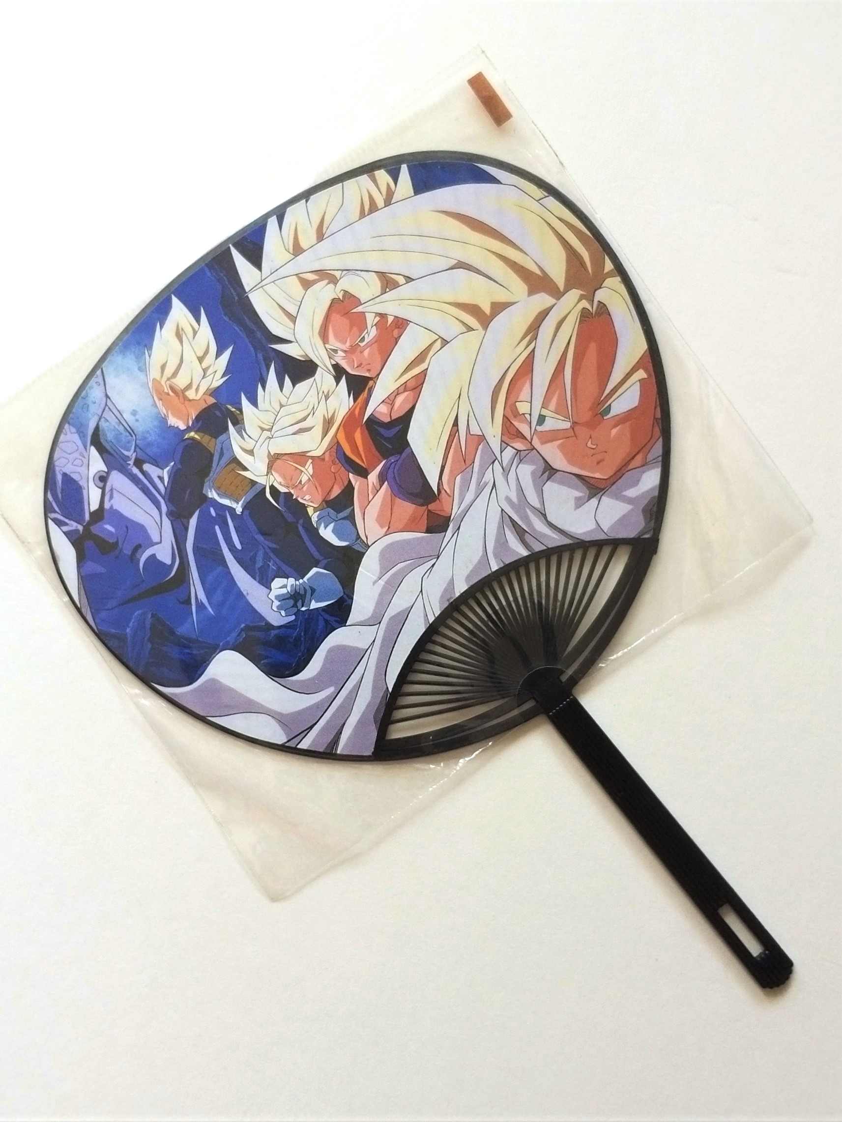 Dragon Ball Z Hand Fan #03 - 1990s Shueisha Toei Japanese Anime - Unused