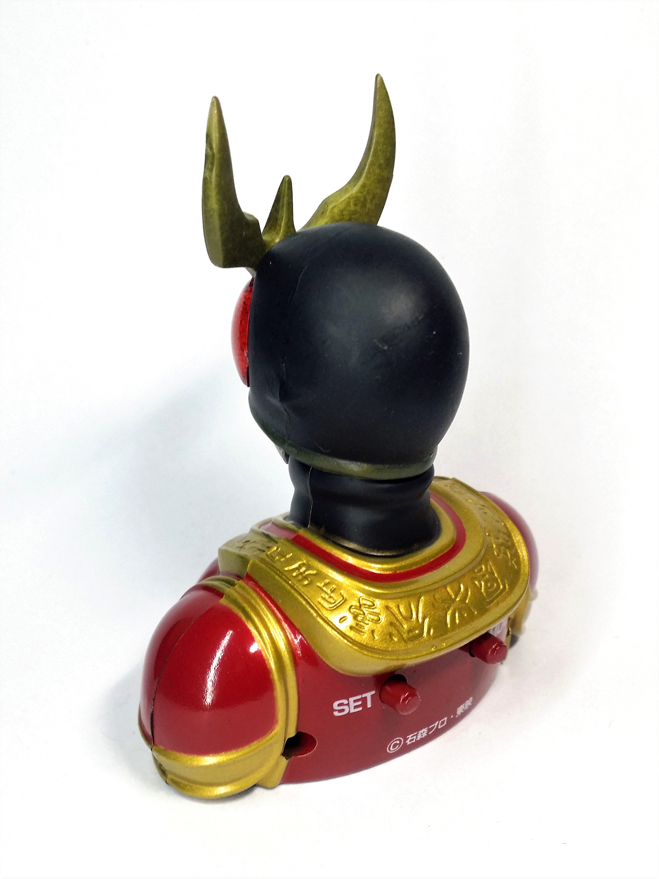 Kamen Rider KUUGA Bust Mini Digital Clock - 2002 TOEI Japanese Anime Masked Rider