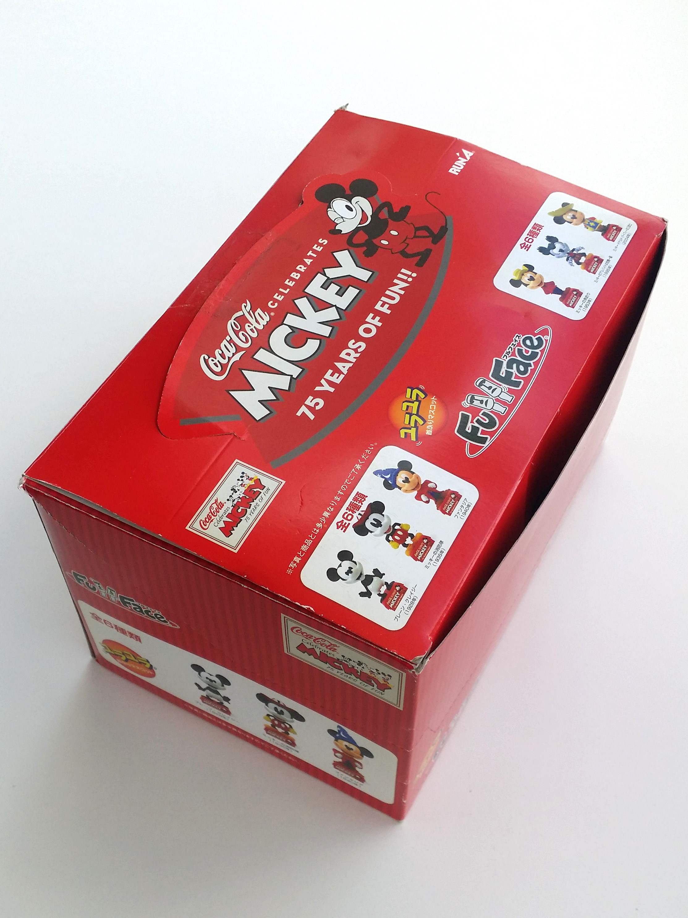 Coca Cola Disney Mickey 75 Years of Fun Bobblehead Figure Set Of 6 - 2003 RUN'A