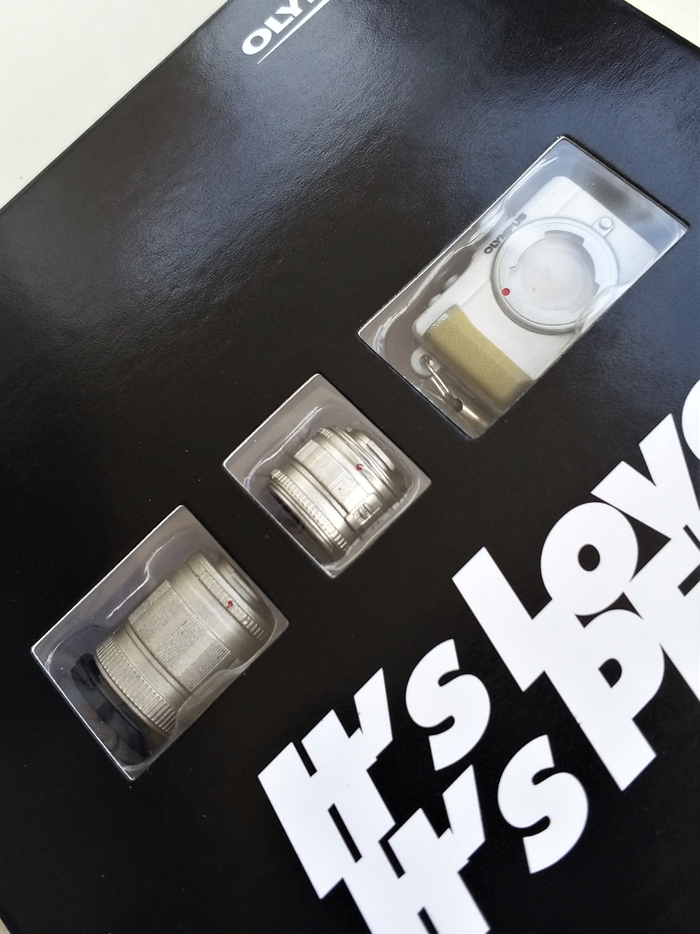 Olympus PEN E-PL1 Mini Camera Phone Charm Strap Keychain - 2011 New In Box