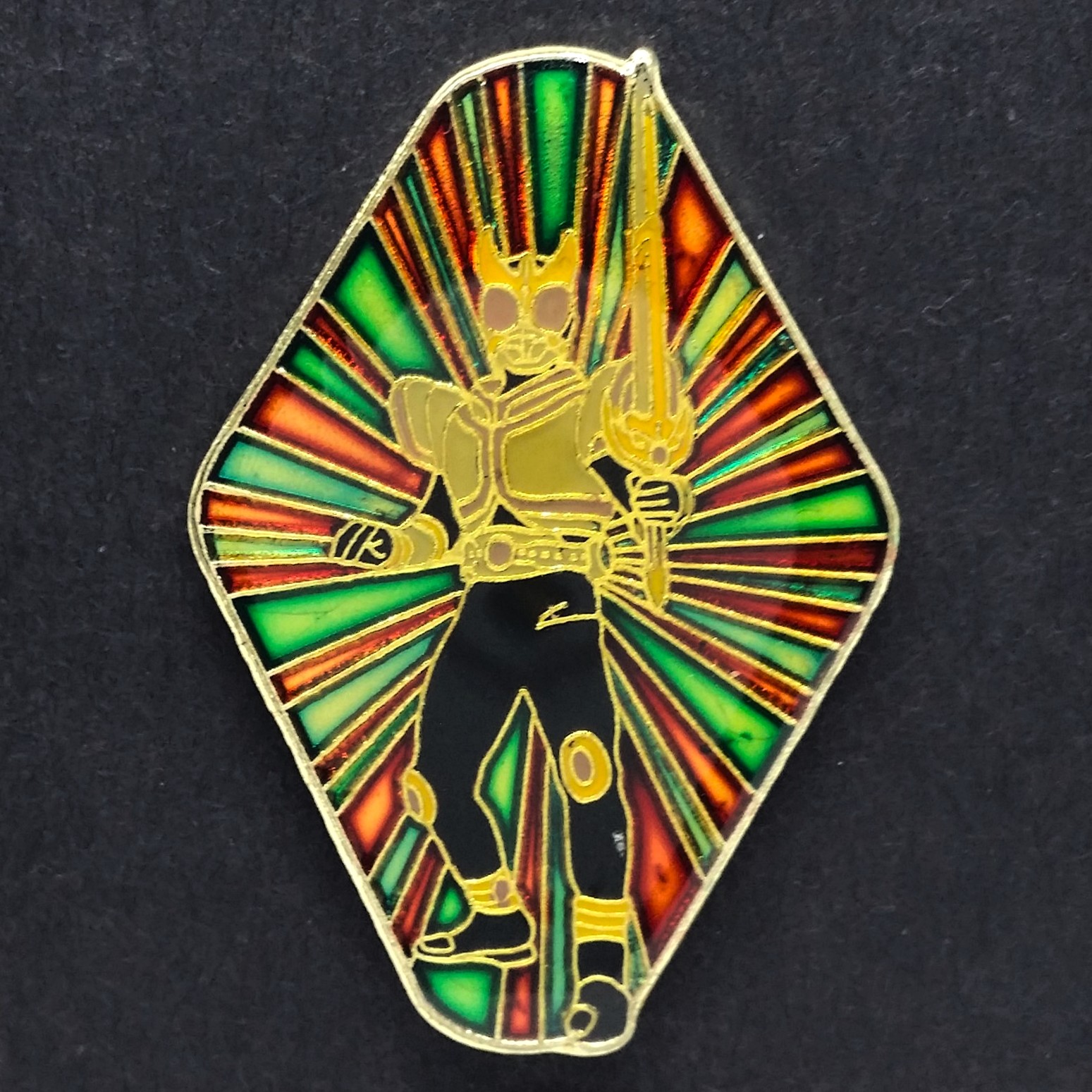 Kamen Rider Kuuga Pin Badge #07 - 1990s TOEI Japanese Anime Masked Rider