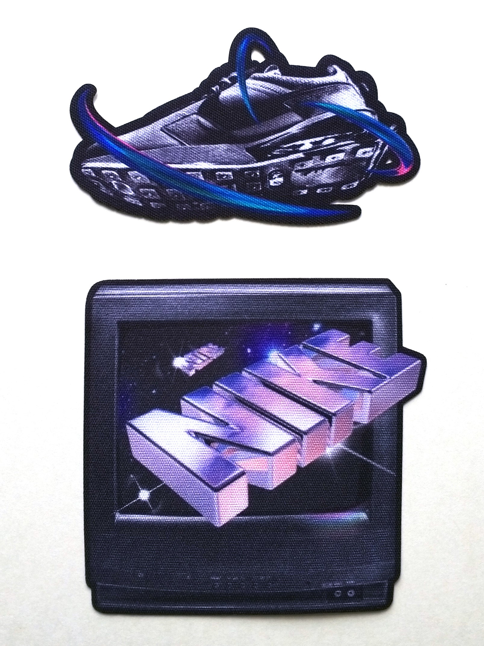 Nike Air Max Pre-Day Iron-on Patch Set Of 2 (TV & Sneaker)