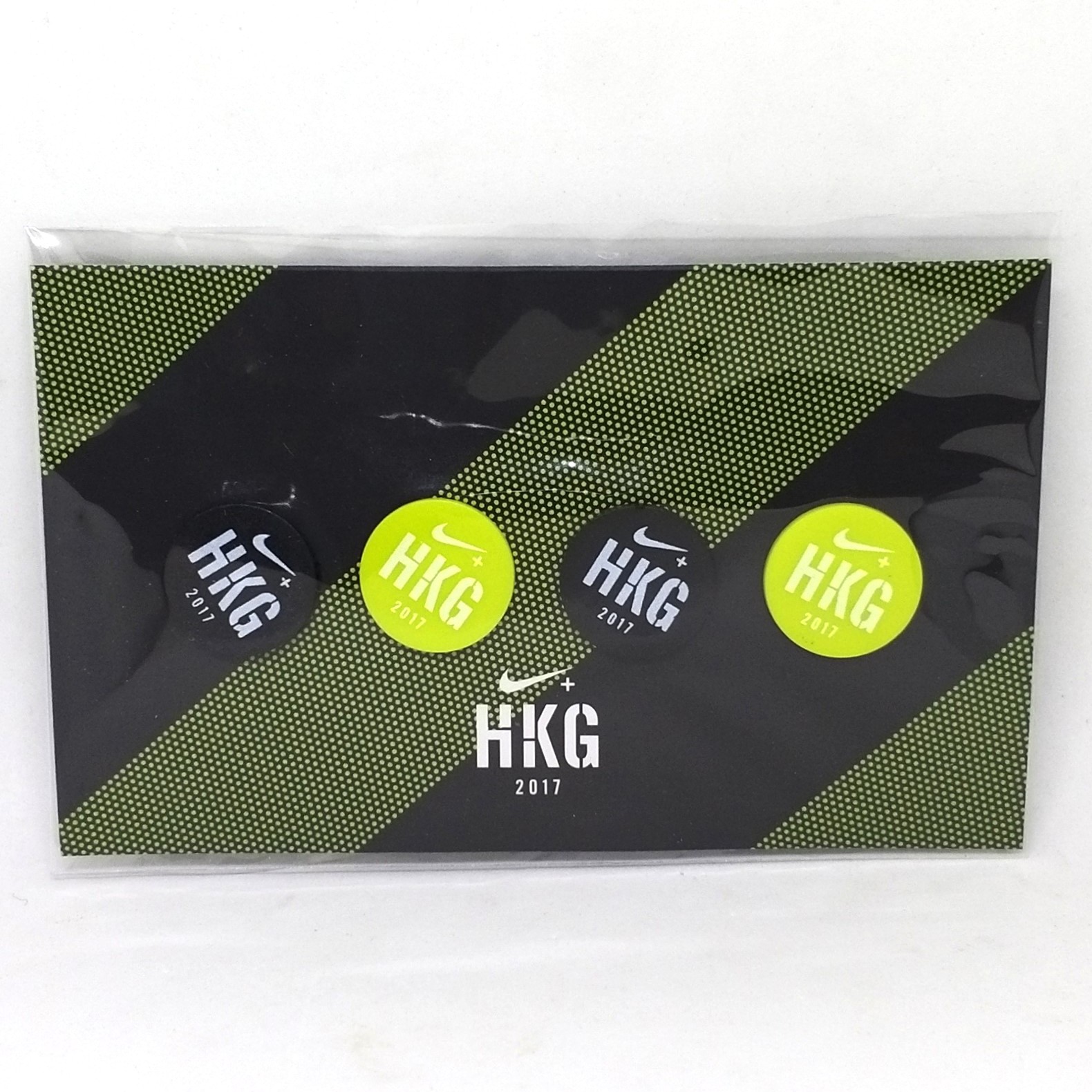 NIKE+ HKG Number Bib Clips / Snap Buttons - 2017 Nikeplus