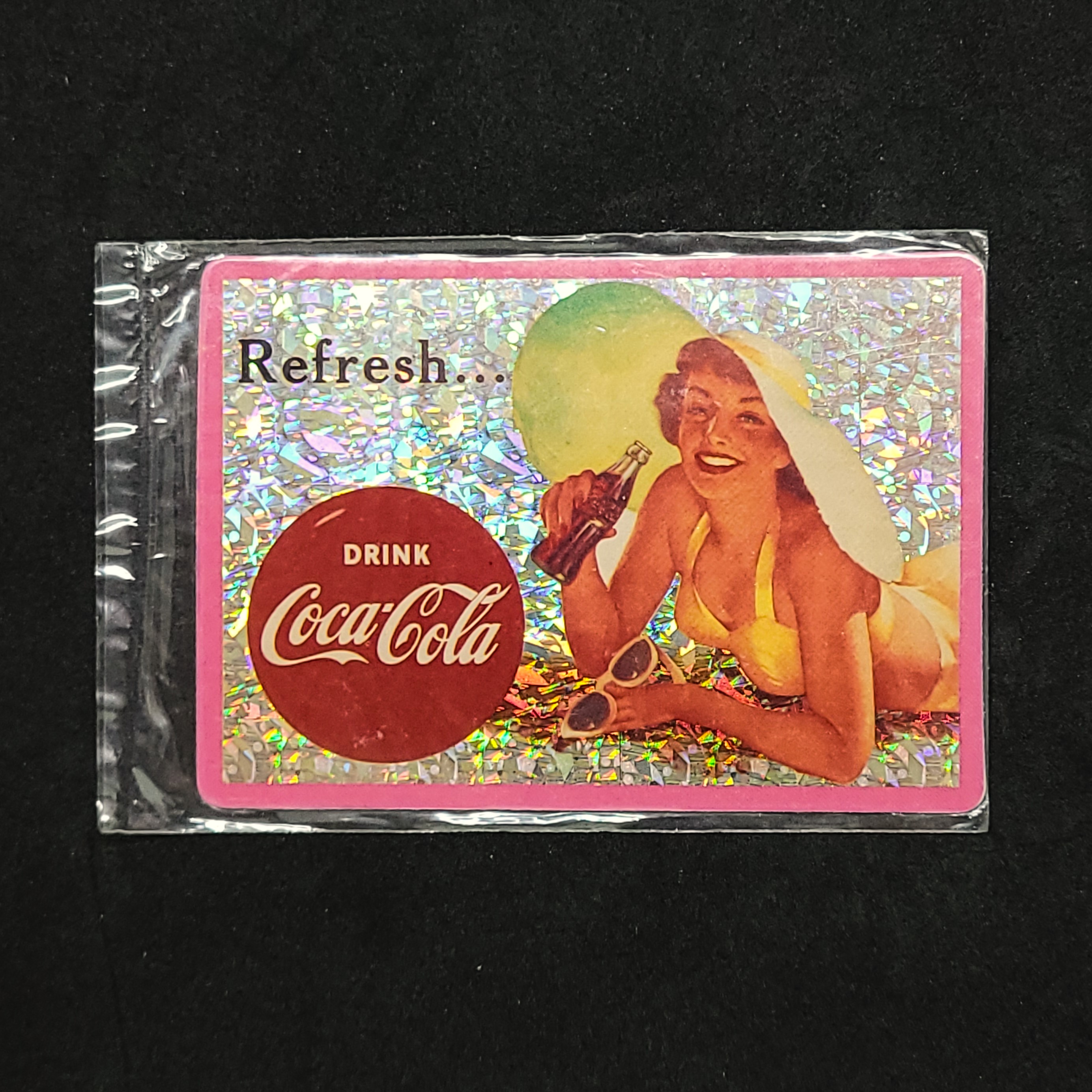 Coca Cola Holographic Prism Cards (Group A) - 90s Factory Sealed