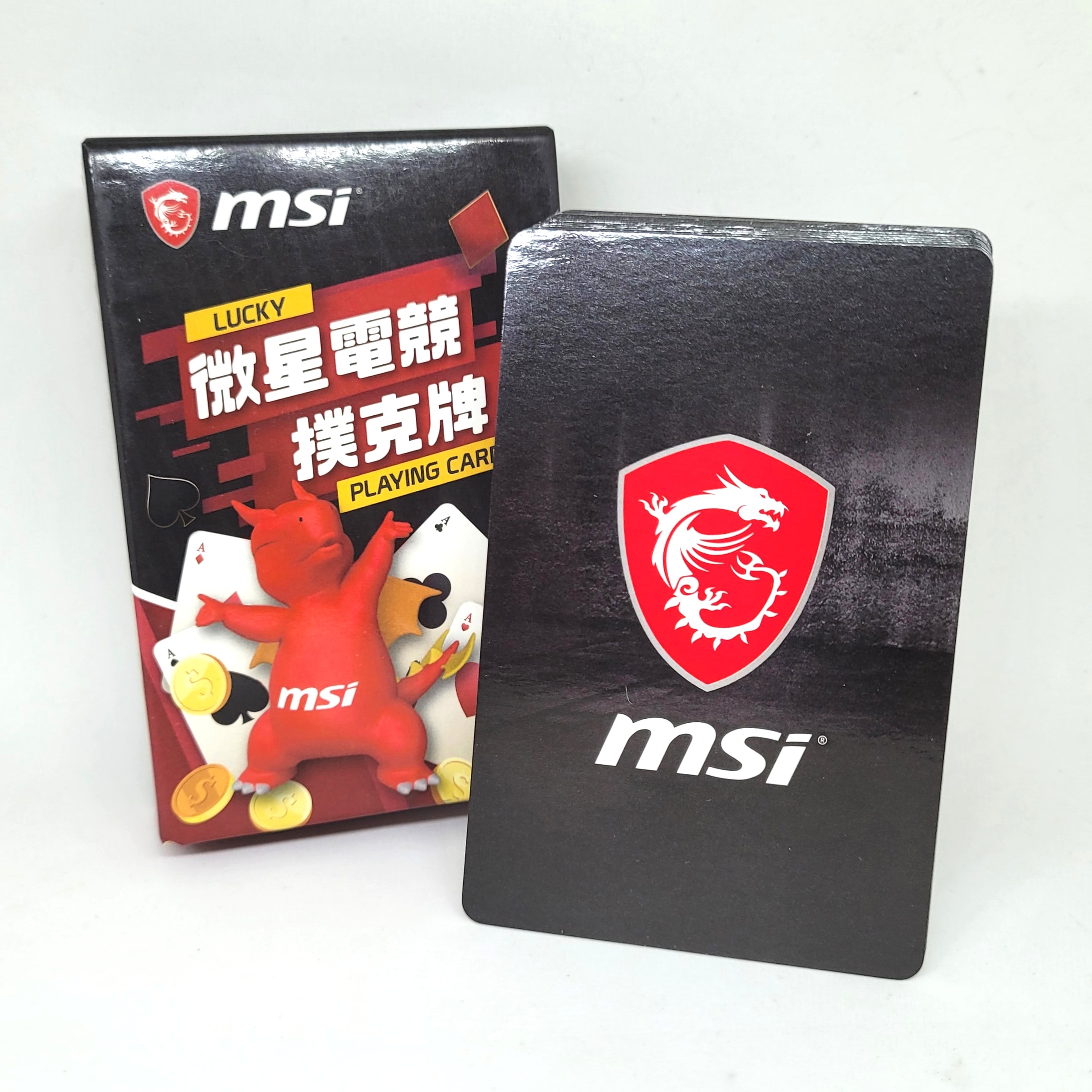 MSI Micro-Star International Gaming Dragon Lucky Playing Cards - New Unused