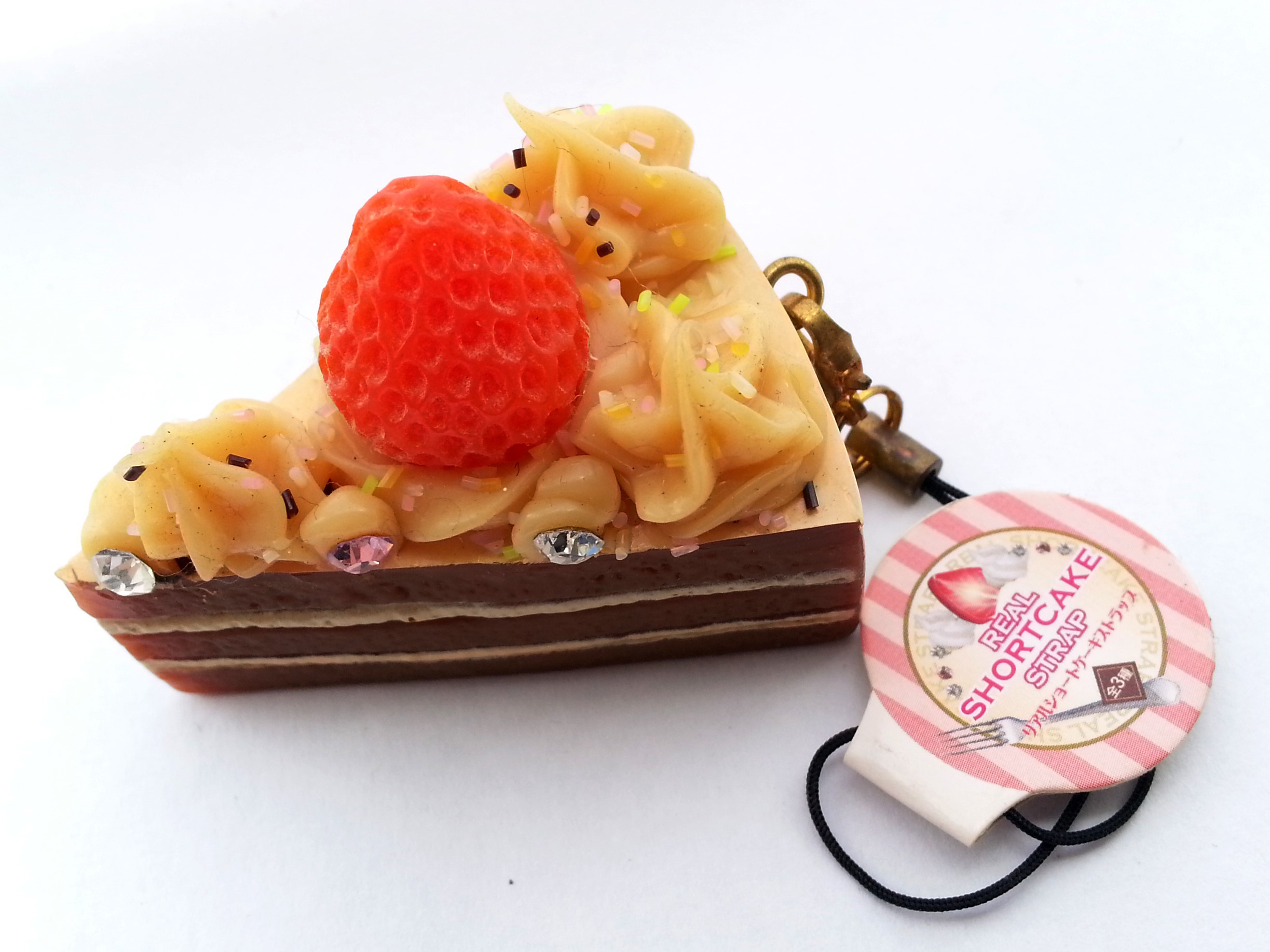 AMUSE Real Shortcake Strap Bag Charm / Keychain - 2000s Form Japan