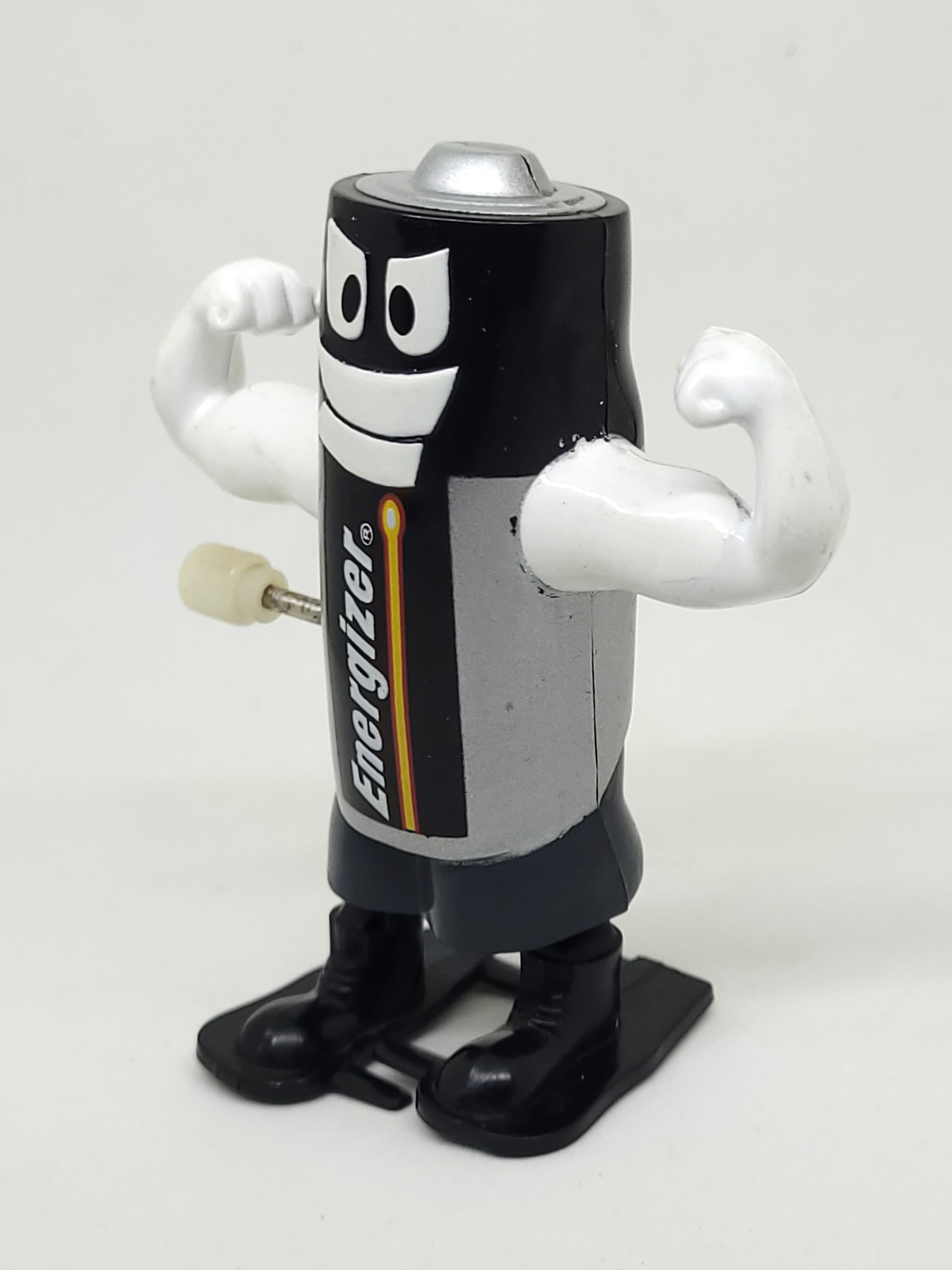 Energizer Battery Mascot Wind-Up Walking Toy - 1990s Mr. Energizer