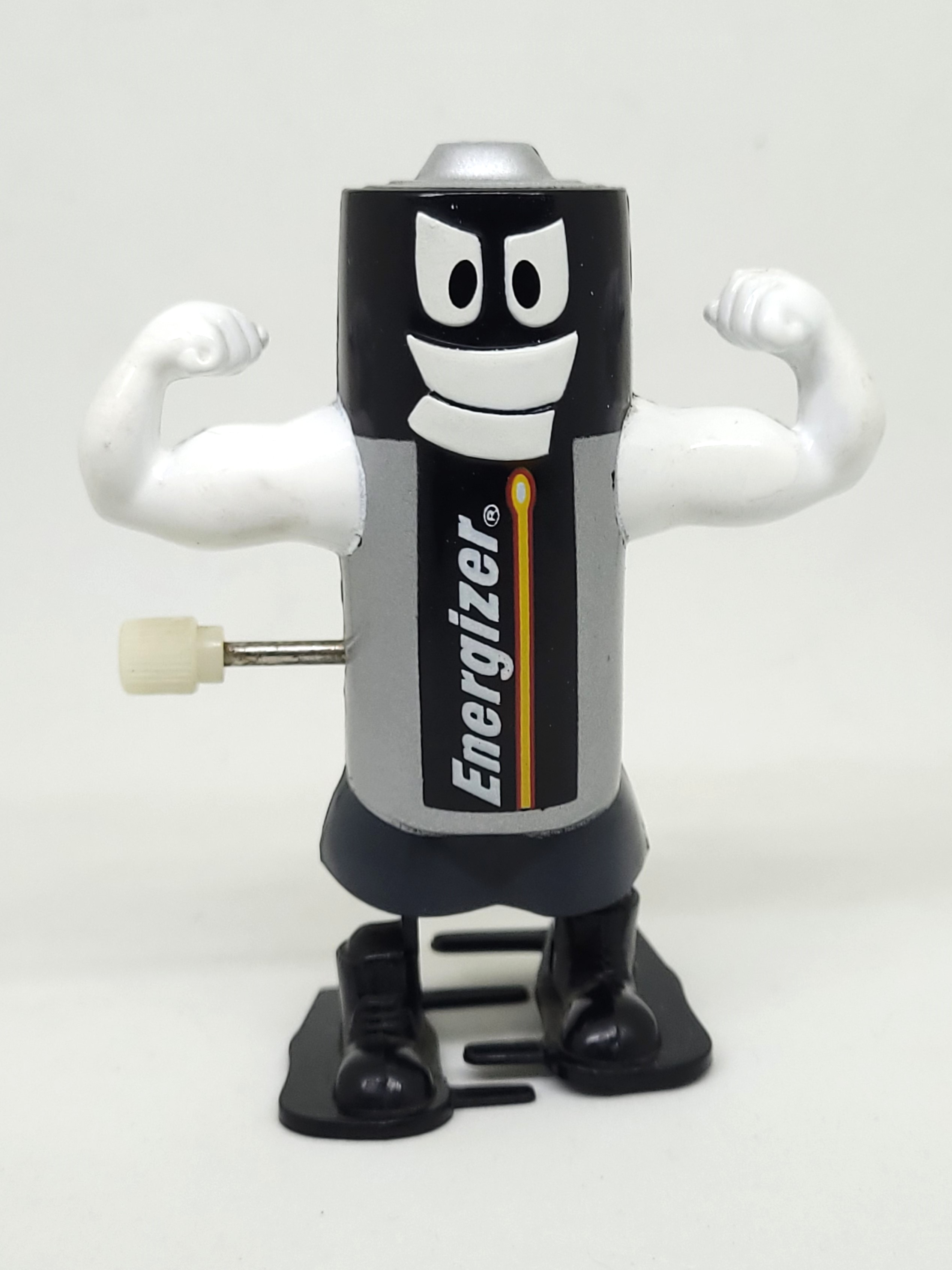 Energizer Battery Mascot Wind-Up Walking Toy - 1990s Mr. Energizer