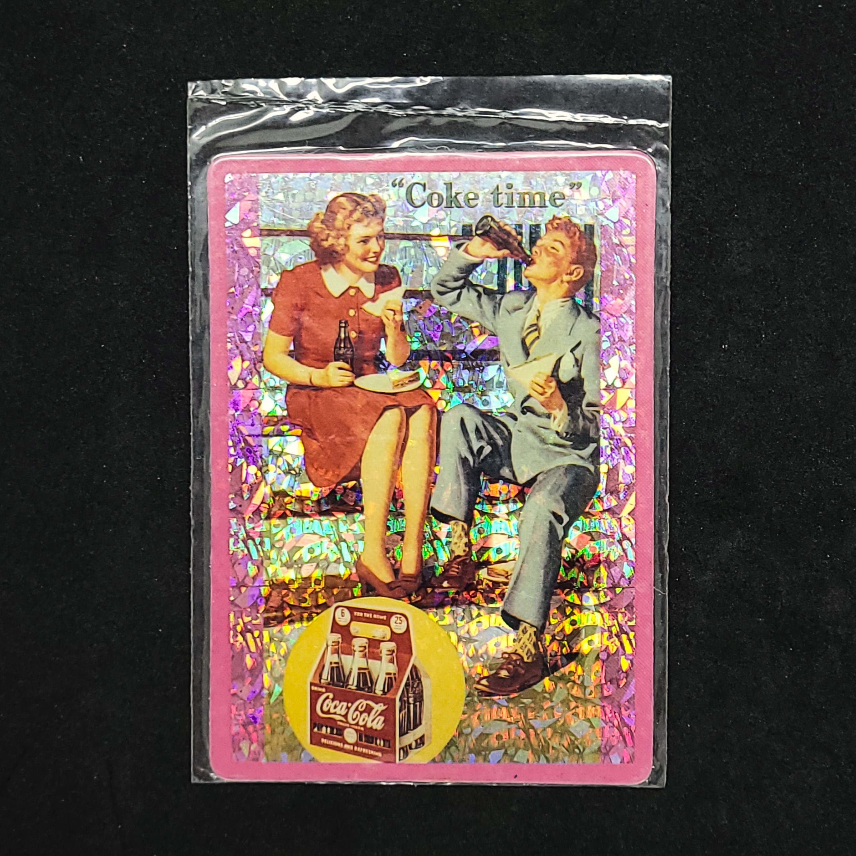 Coca Cola Holographic Prism Cards (Group A) - 90s Factory Sealed