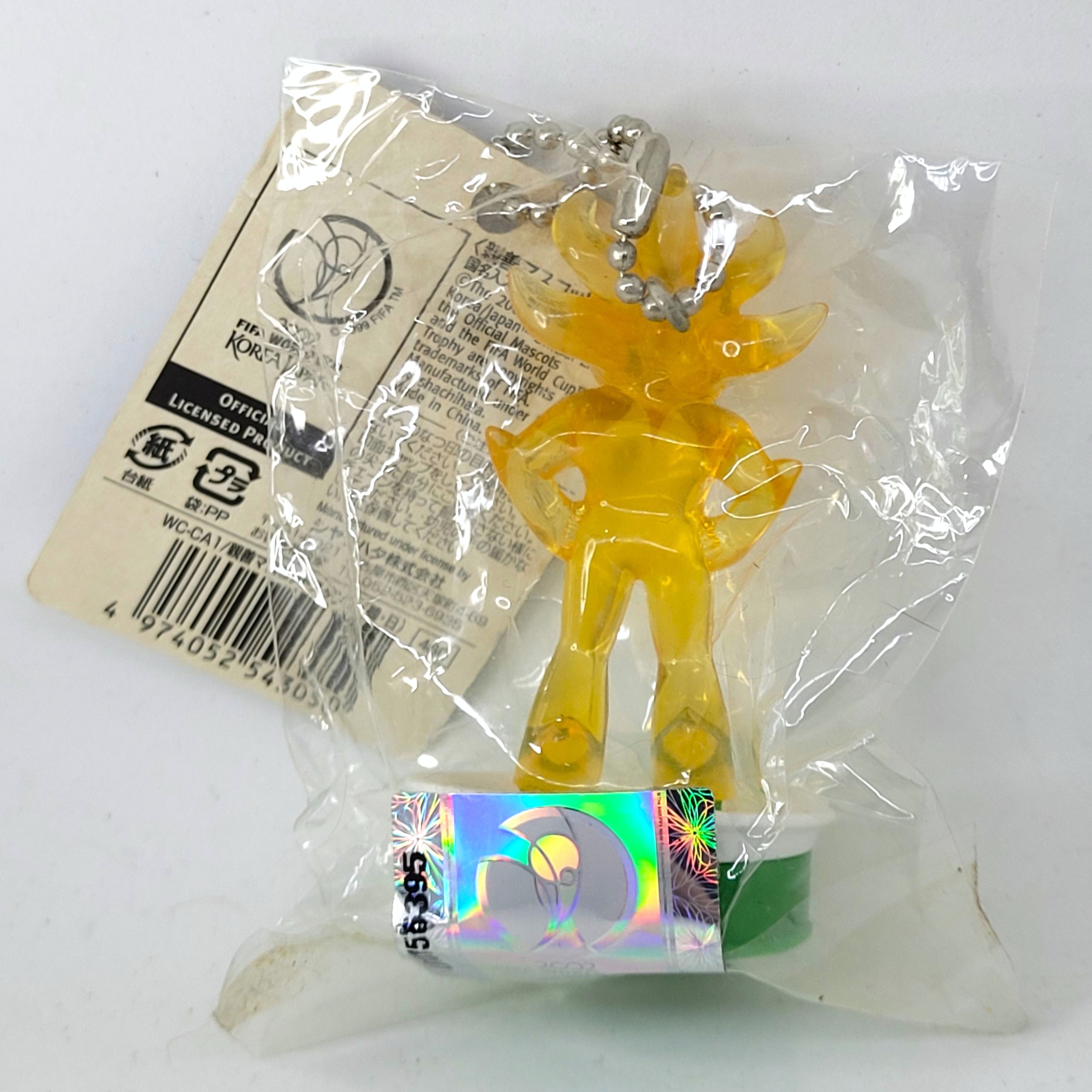 2002 Fifa World Cup Korea Japan Mascot ATO Clear Figure Stamp Keychains
