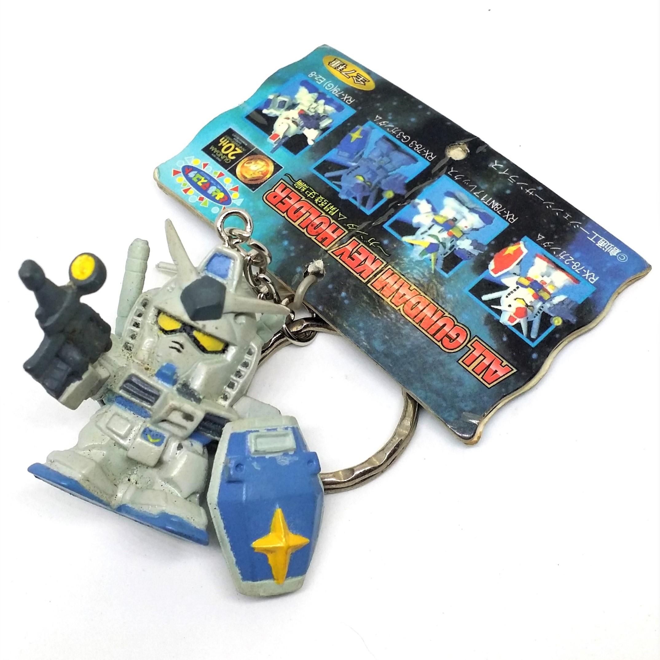 Gundam 20th Anniversary RX-78-3 G3 Figure Keychain - 1999 Sunrise Japanese Anime