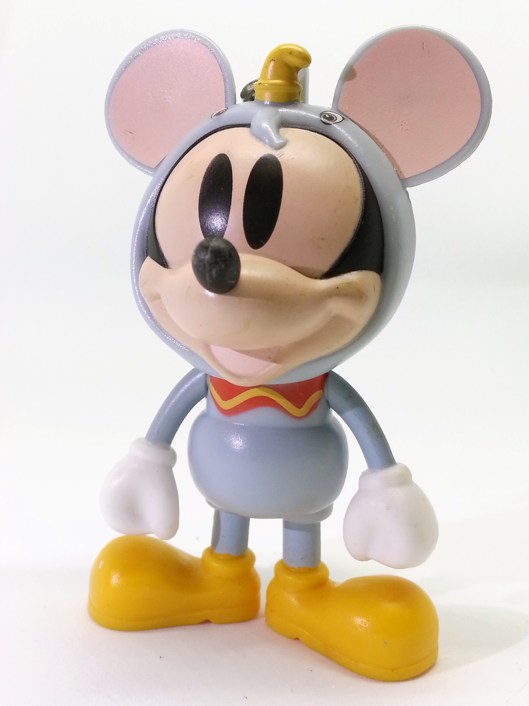 Disney 90th Anniversary Mickey Mouse Cosplaying Dumbo Figure Bag Charm Keychain