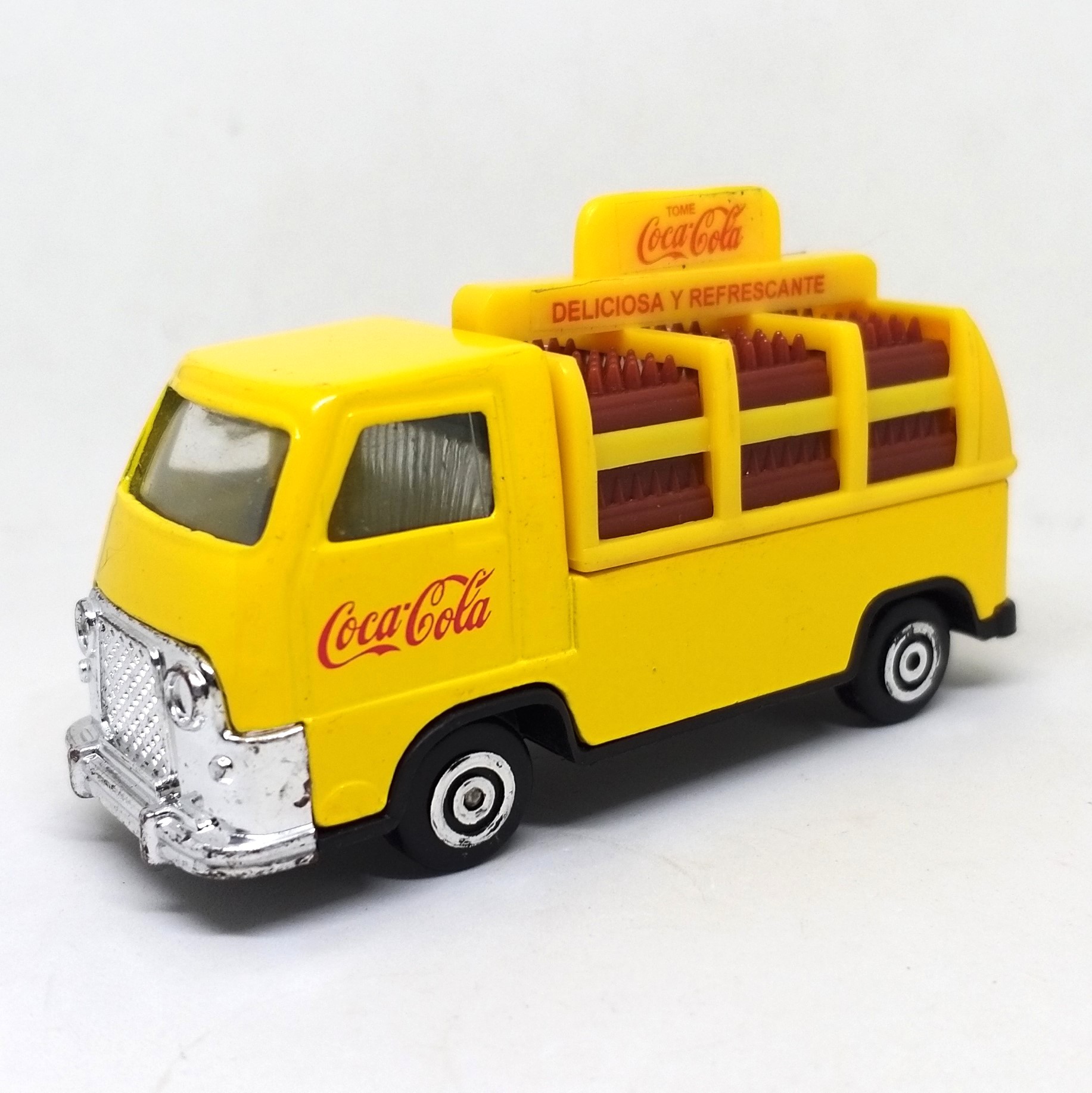 Coca Cola 1950 France Style Delivery Truck Van Diecast Car - Vintage 80s & 90s Toys