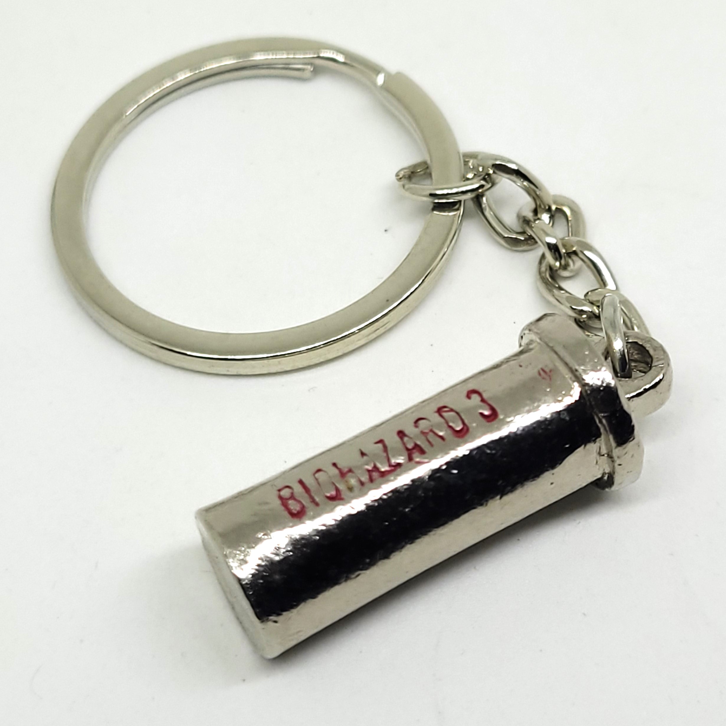 BIOHAZARD 3 Shotgun Ammo Keychains (Gold / Silver / Bronze) - 1999 Capcom Resident Evil Hong Kong Comics