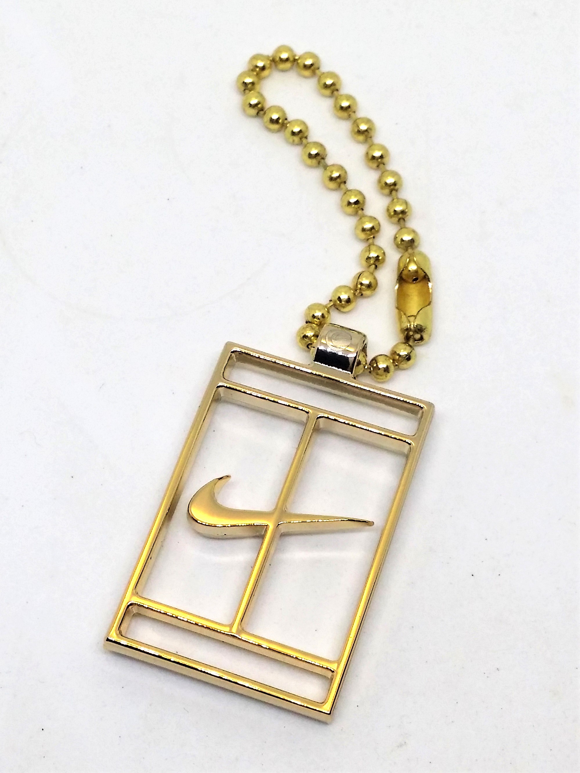 Nike Tennis Court Pendant Ball Chain Keychain Bag Charm - 2015 Unused